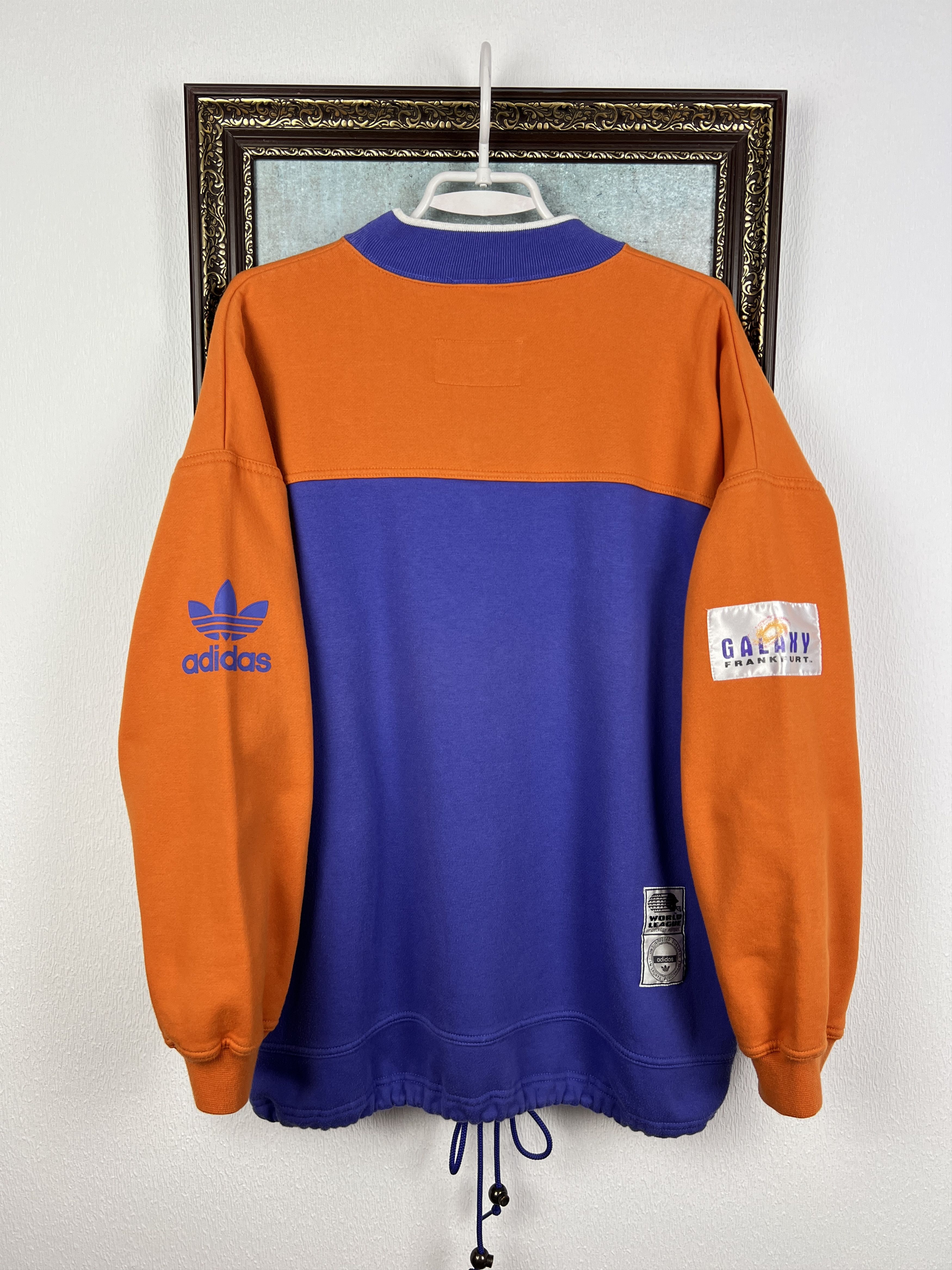 Adidas Vintage Frankfurt Galaxy World League NFL Sweatshirt Jacket Size US M / EU 48-50 / 2 - 10 Thumbnail