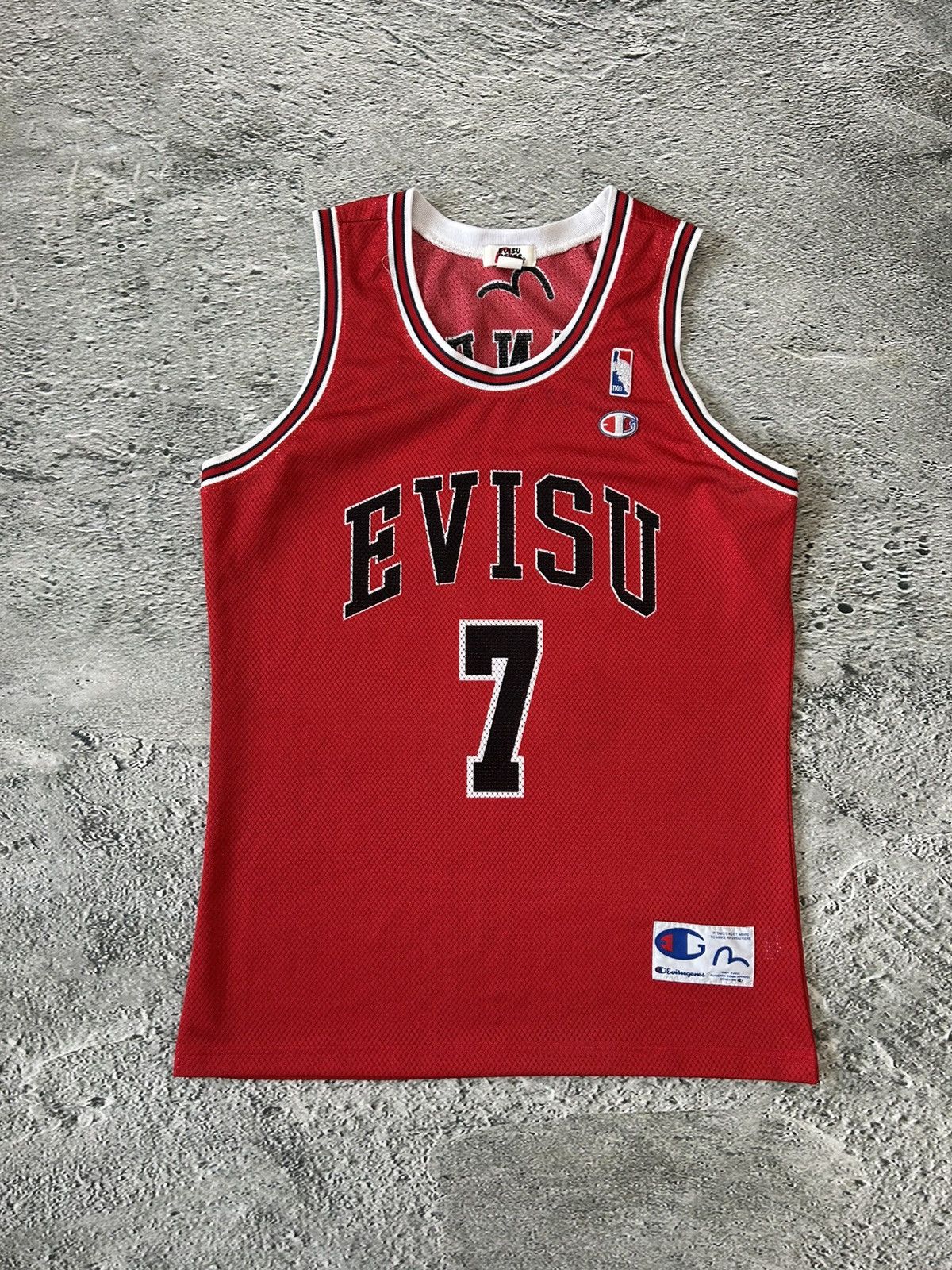 Evisu Evisu Jersey basketball 7 vintage red Chicago Bulls Size US M / EU 48-50 / 2 - 1 Thumbnail