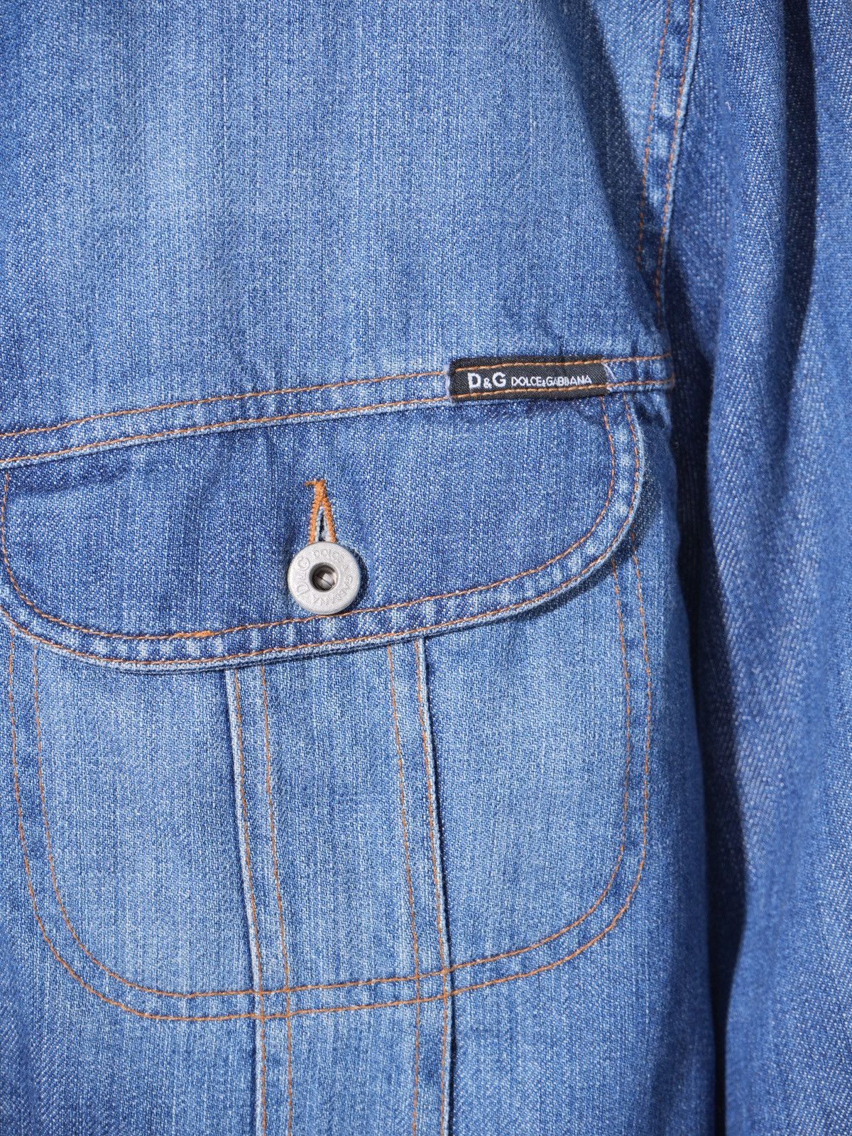Dolce & Gabbana DG Dolce & Gabbana 2000s Paded Denim Jacket Size US M / EU 48-50 / 2 - 3 Thumbnail