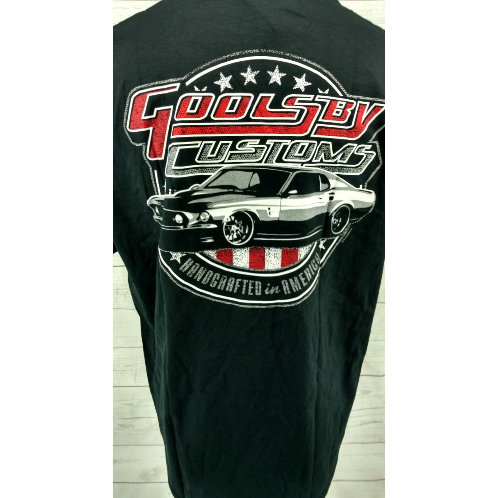 Gildan Goolsby Customs T Shirt Mens XL Black Size US XL / EU 56 / 4 - 7 Thumbnail