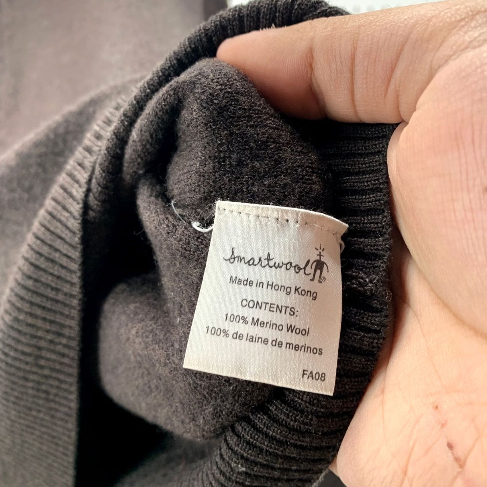 Smartwool SmartWool Sweater Mens Large 1/4 Zip Pullover Brown 100% Merino Wool Mock Neck Casual Knit Long Sleeve Winter Fall Spring Adults Mens Size US L / EU 52-54 / 3 - 4 Thumbnail