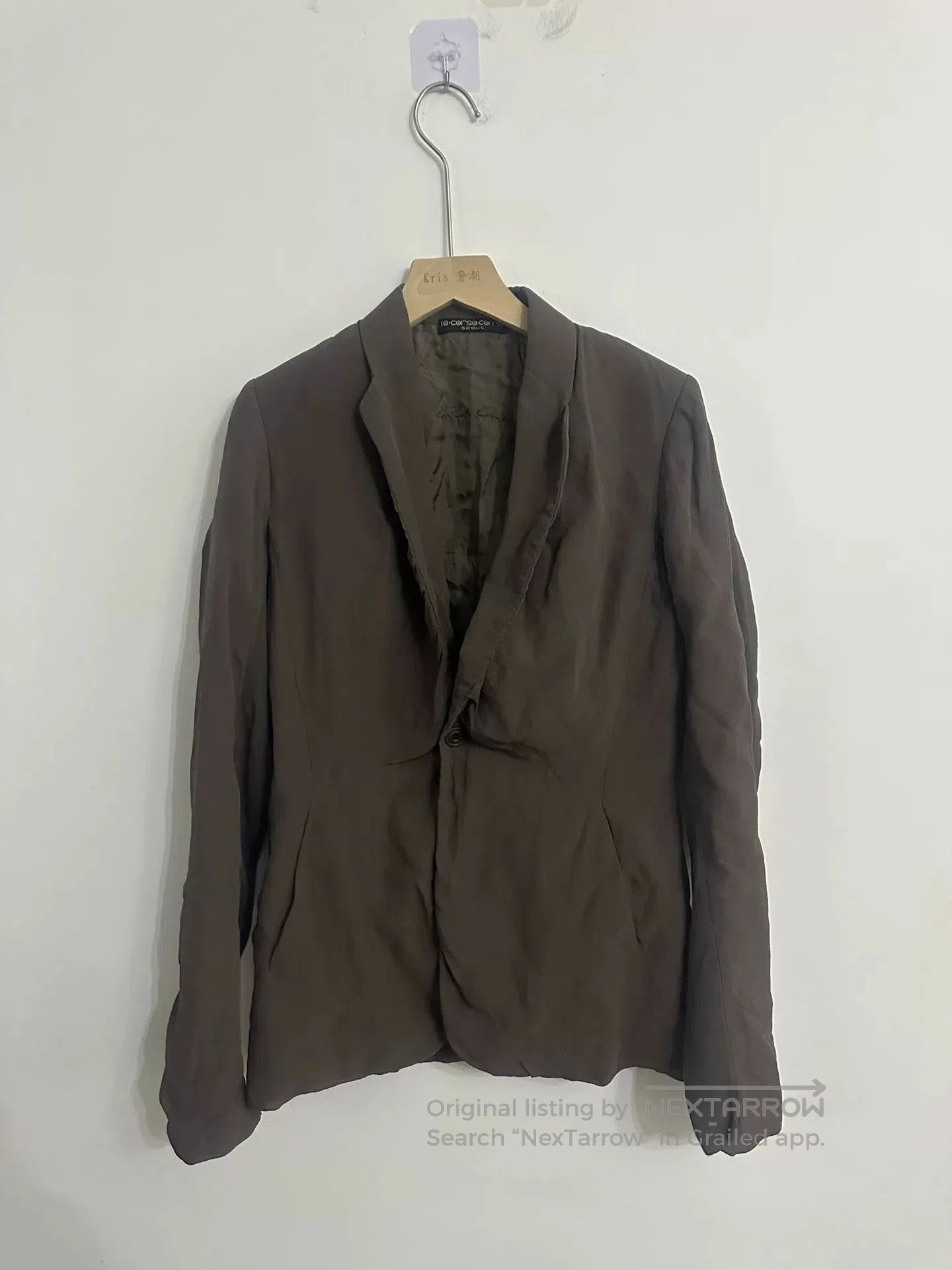 Other Rick Owens Wrinkled Satin Blazer Jacket. Size US M / EU 48-50 / 2 - 1 Thumbnail