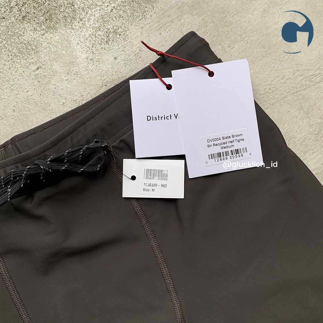District Vision District Vision, 9in Recycled Half Tights in Slate Brown Size US 32 / EU 48 - 7 Thumbnail
