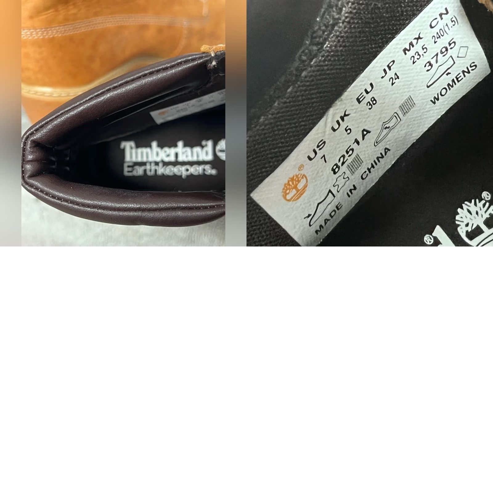 Timberland Timberland Earthkeepers Amston 8251A Wedge Bootie Beige Ankle Women’s Size 7 | Leather Upper | Tan Combat Heel Small Details? No, keep as is Size US 7 / IT 37 - 8 Thumbnail