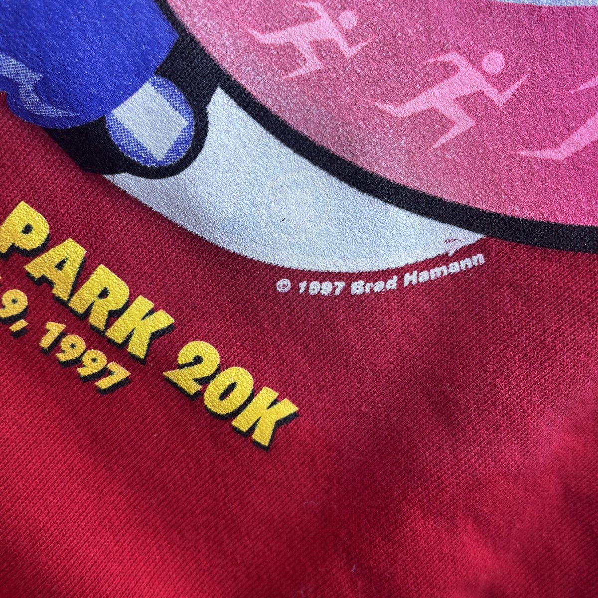 Jerzees 1997 Made In USA Women NY Marathon Sweatshirt Crewneck Size L / US 10 / IT 46 - 3 Thumbnail