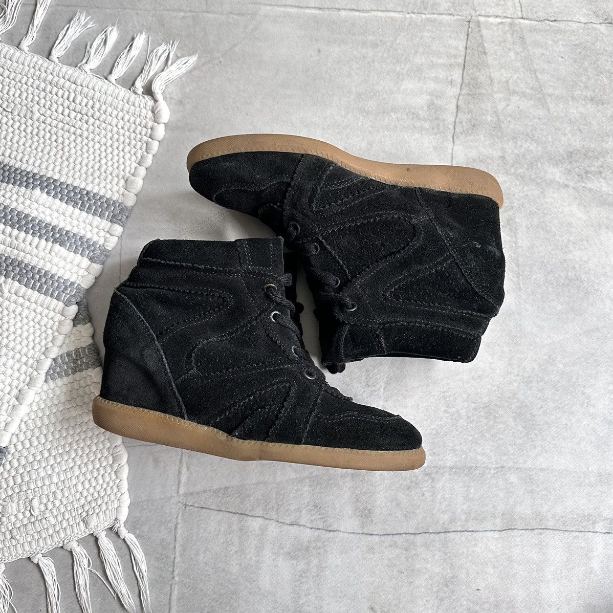 Isabel Marant 00s Isabel Marant Vibe Bobby Bekett Wedge Sneakers Shoes Size US 7 / IT 37 - 6 Thumbnail