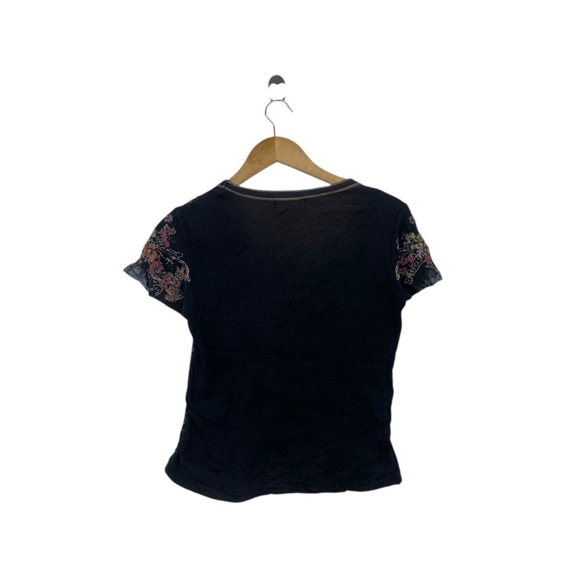 Vintage Vintage VANILLA SUGAR LA BELLE Rhinestone Bling Tee Shirt Size XXS / US 00 / IT 34 - 7 Thumbnail