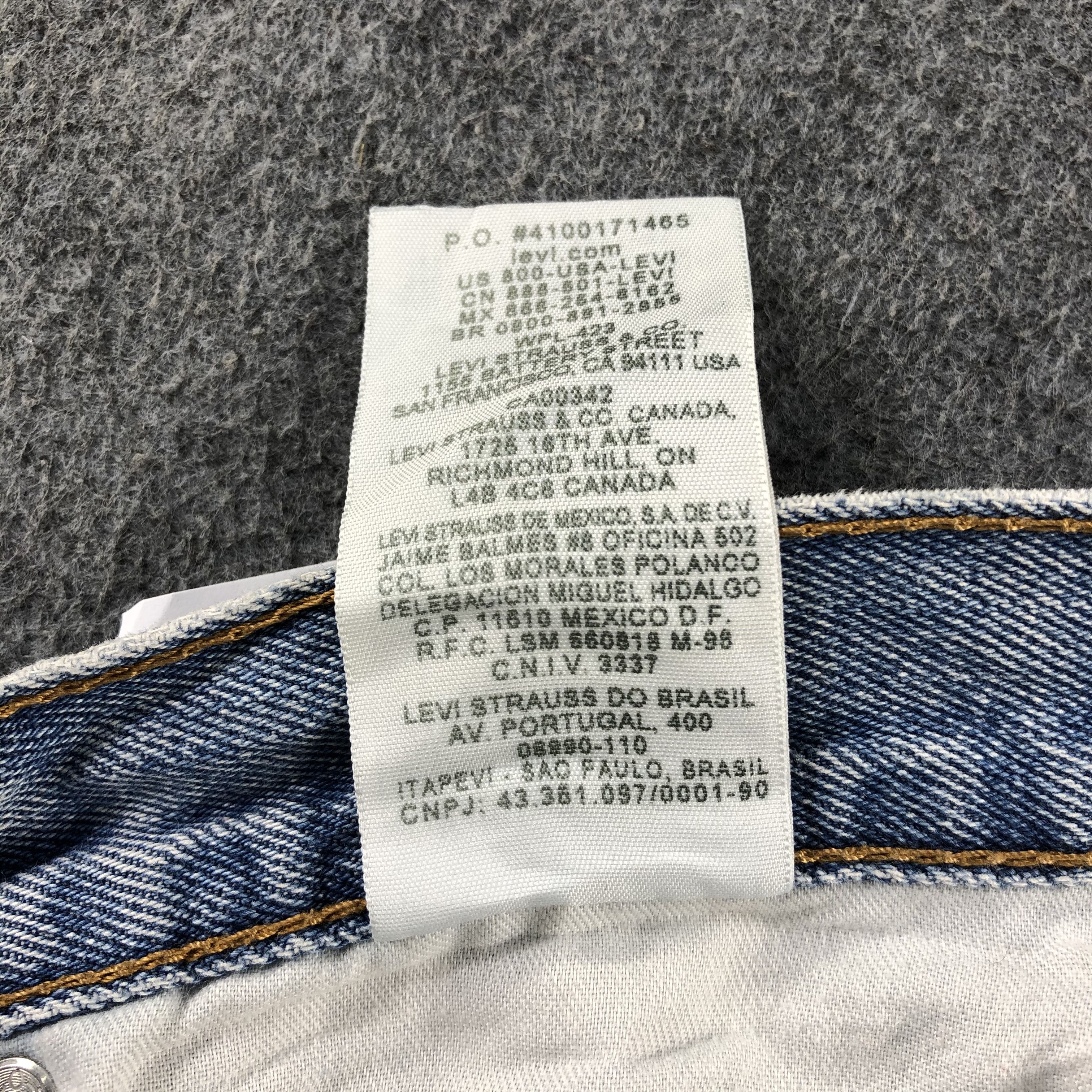 Levi's Vintage Blue Wash Levis 550 Jeans-J2667 Size US 28 / EU 44 - 13 Thumbnail