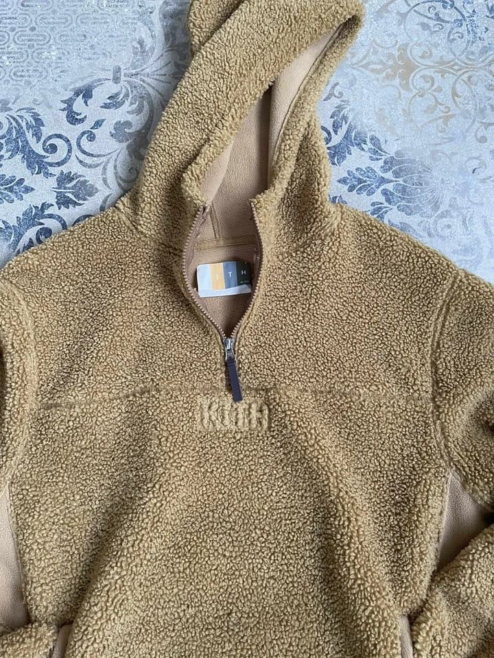 Kith Kith Bonder Hoodie Sherpa Highland Mens FW 21 L Size US L / EU 52-54 / 3 - 4 Thumbnail