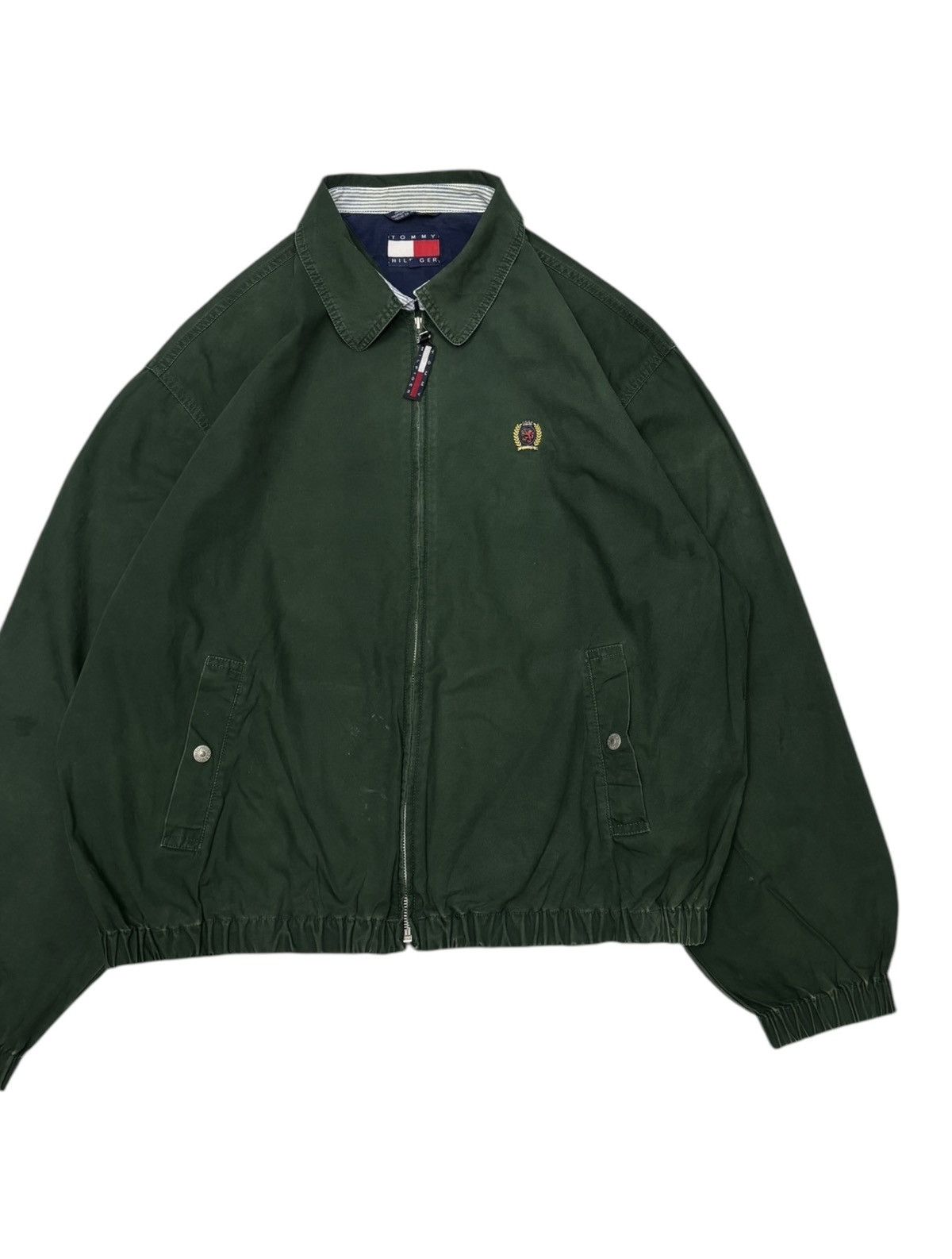Tommy Hilfiger 🔥VINTAGE TOMMY HILFIGER ZIPPER JACKET Size US L / EU 52-54 / 3 - 5 Thumbnail
