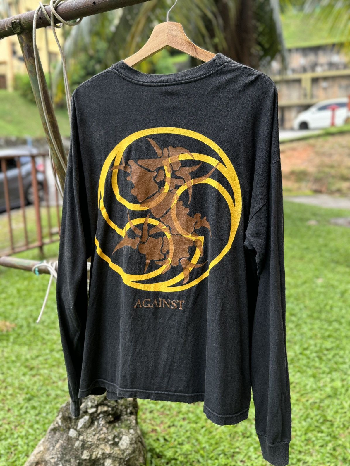 Band Tees × Vintage 🔥Vintage 1998 Sepultura Against Album promo L/Sleeve tees Size US XL / EU 56 / 4 - 2 Thumbnail