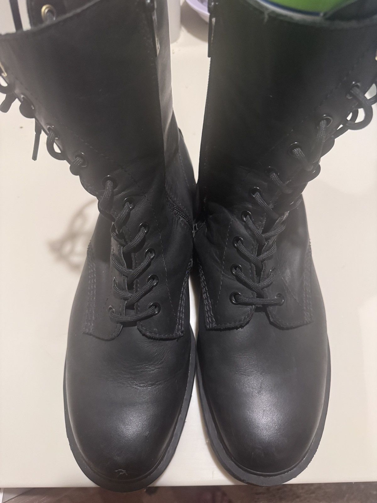 Dr. Martens × Yohji Yamamoto Yohji X Dr Marten Shirley Temperley Twisted Boots Size US 11 / EU 44 - 4 Thumbnail