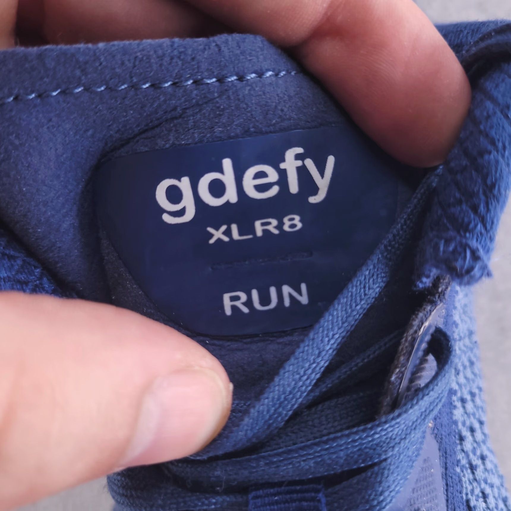 Vintage Gravity Defyer XLR8 Sneakers Women US 12 Running Shoes Blue - Sports Athletic, Casual, 2021, Low Top, Rubber Outsole, Comfortable Size US 12 / IT 42 - 6 Thumbnail