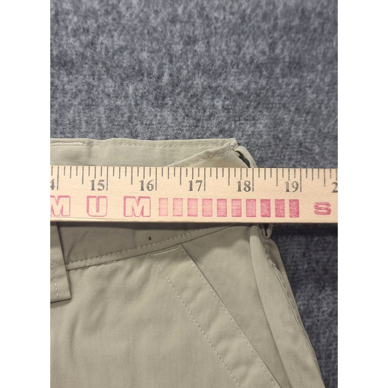 Vintage VINTAGE Duluth Pants Mens 38x30 Cargo Nylon Relaxed Fit Canvas Beige Pockets Logo USA 30 Inseam Straight Size US 38 / EU 54 - 3 Thumbnail