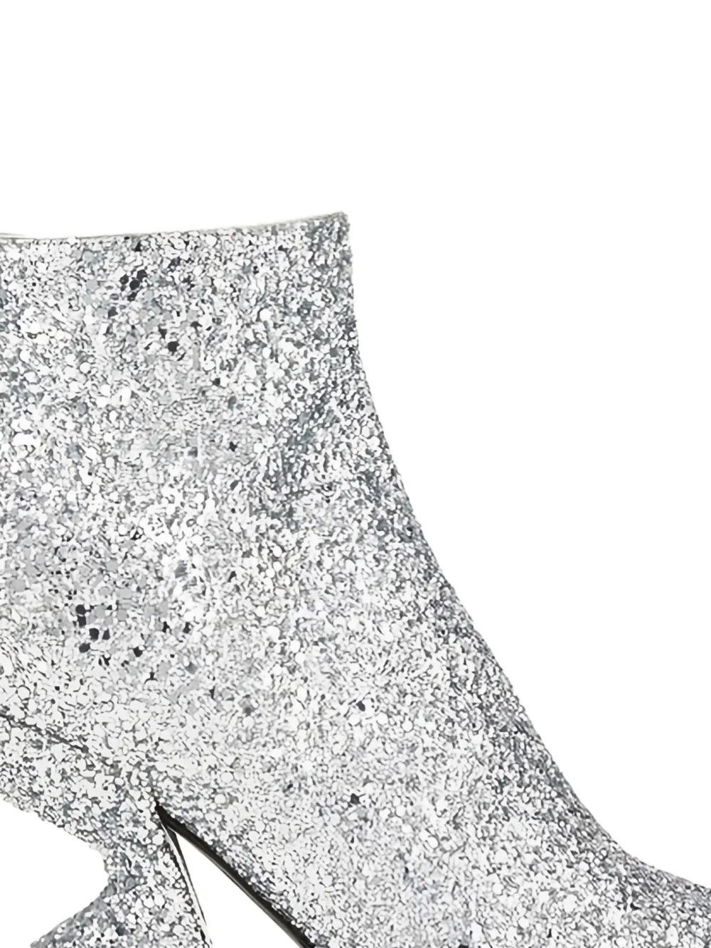 Salvatore Ferragamo o1y0326 Ankle Boots in Silver Size US 8 / IT 38 - 2 Thumbnail