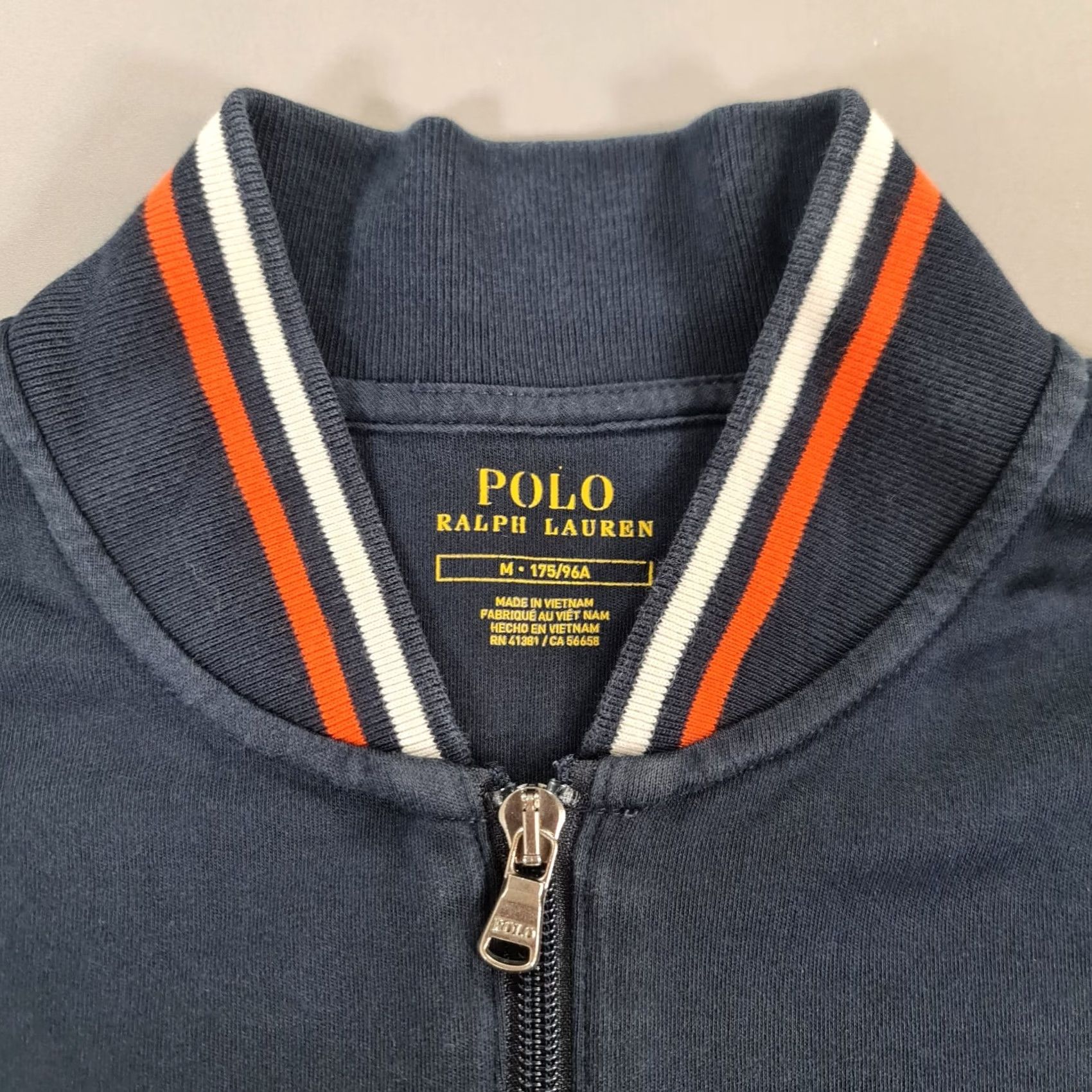 Polo Ralph Lauren Polo Ralph Lauren Tracksuit Jacket Mens Navy Blue Full Zip Pockets M Size US M / EU 48-50 / 2 - 3 Thumbnail