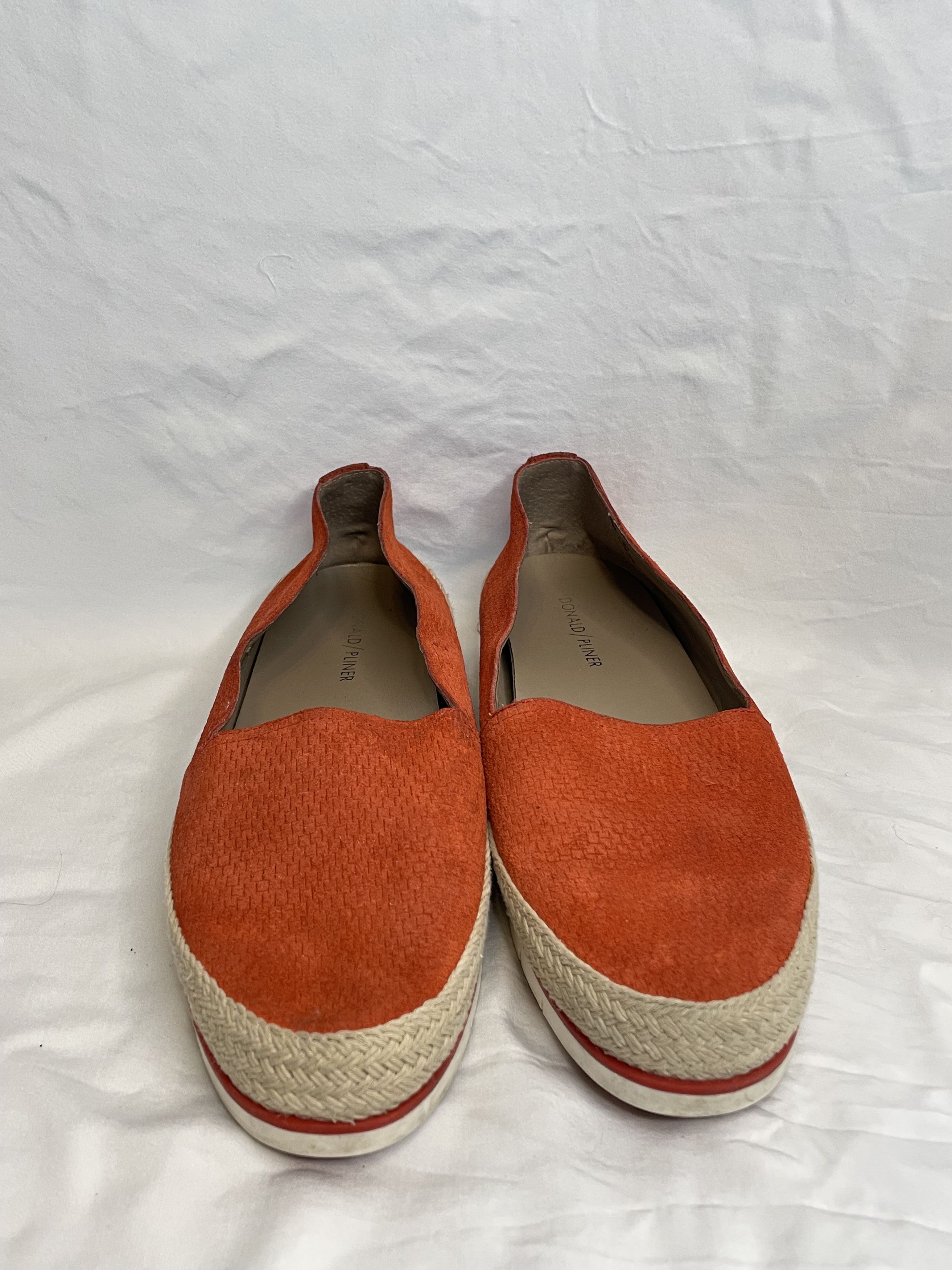Donald Pliner Donald Pliner Orange Palm Perf Suede Slip On Sneaker Size US 8 / IT 38 - 1 Thumbnail