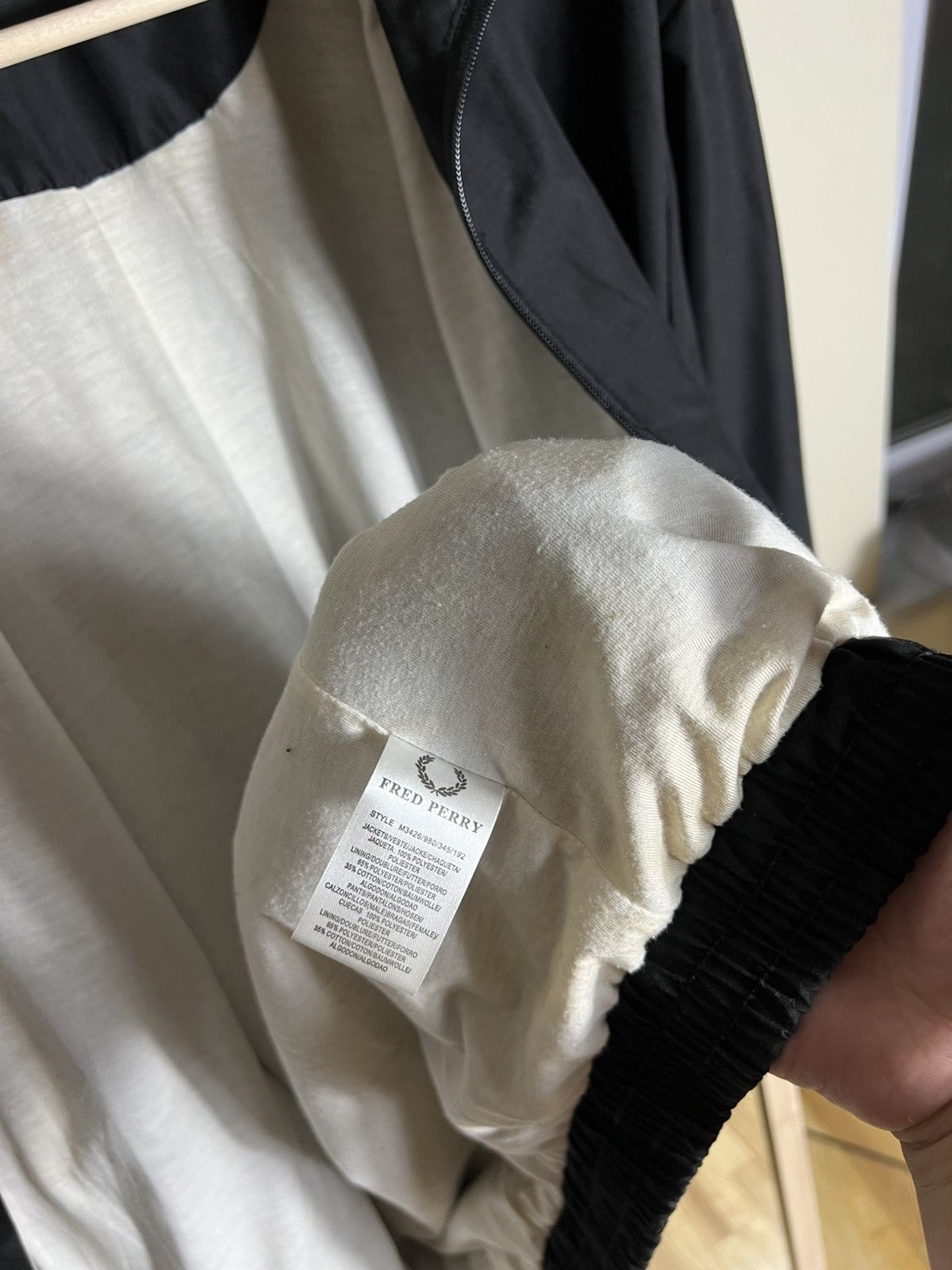 Fred Perry Fred Perry Track Jacket Black Vintage Rare Logo Y2K Size US XL / EU 56 / 4 - 10 Thumbnail