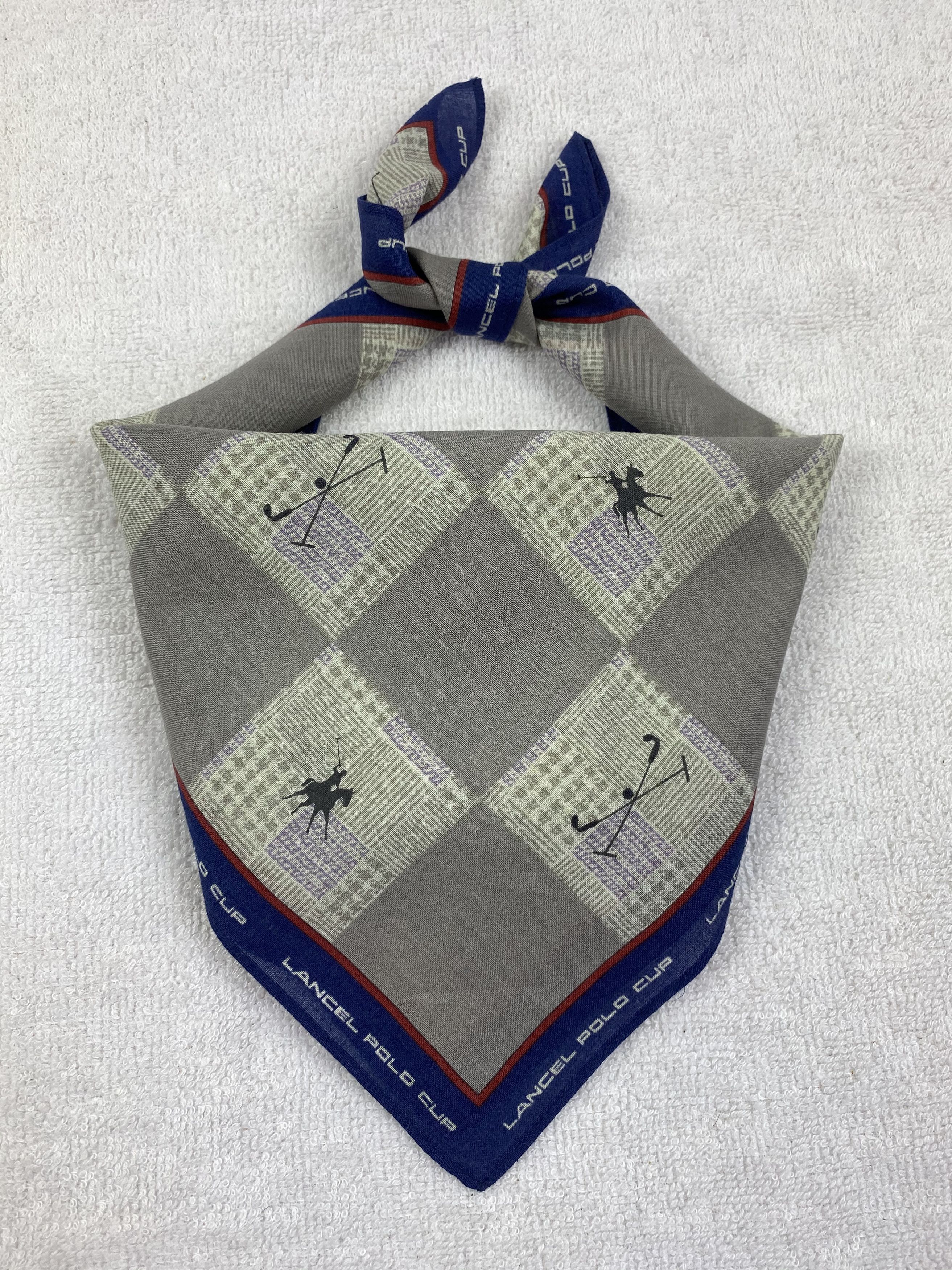 Lancel × Vintage Lancel Polo Cup Handkerchief / Bandana / Neckerchief Size ONE SIZE - 1 Thumbnail