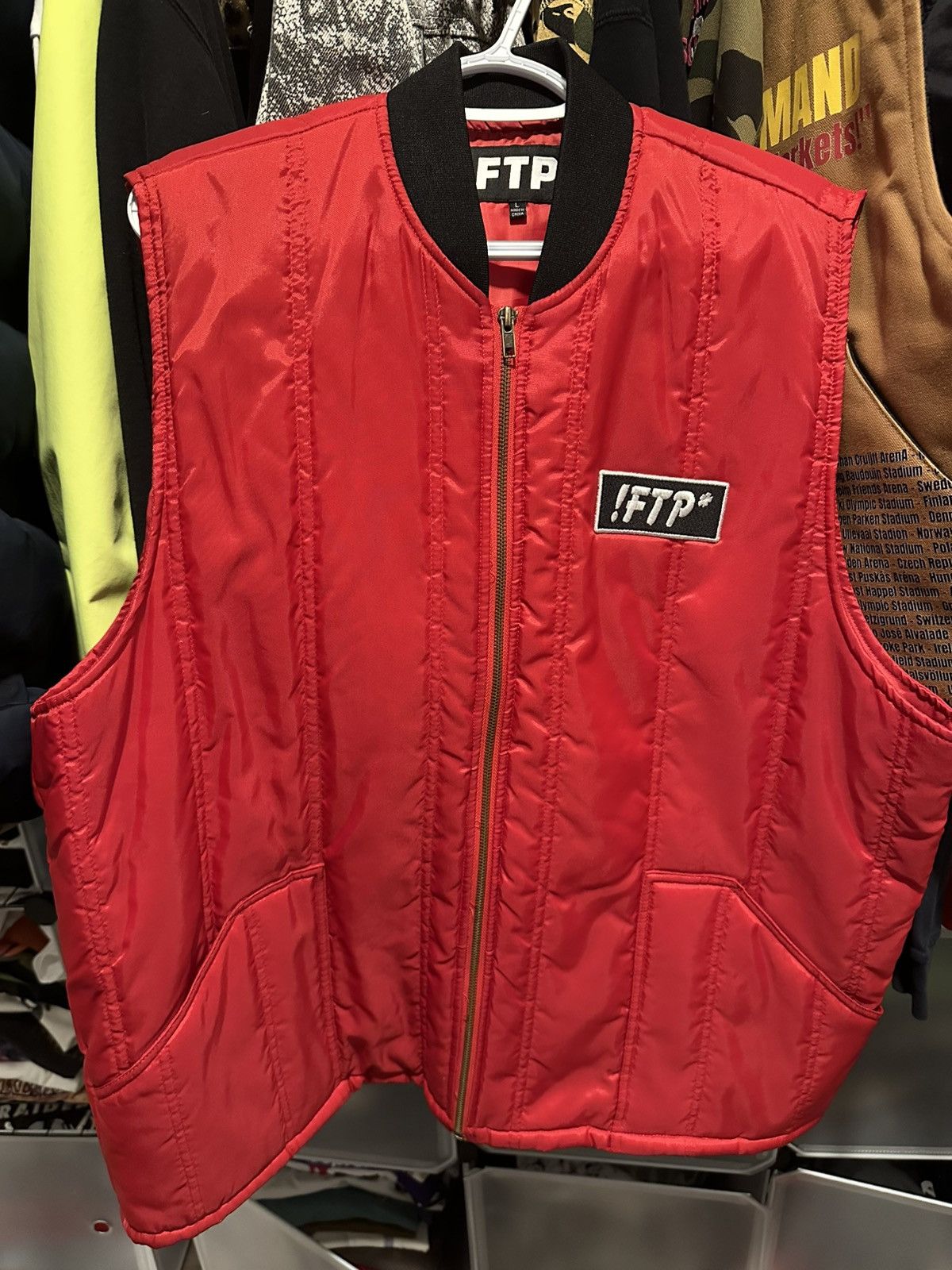 Fuck The Population FTP God Bless America Vest Size US L / EU 52-54 / 3 - 1 Thumbnail