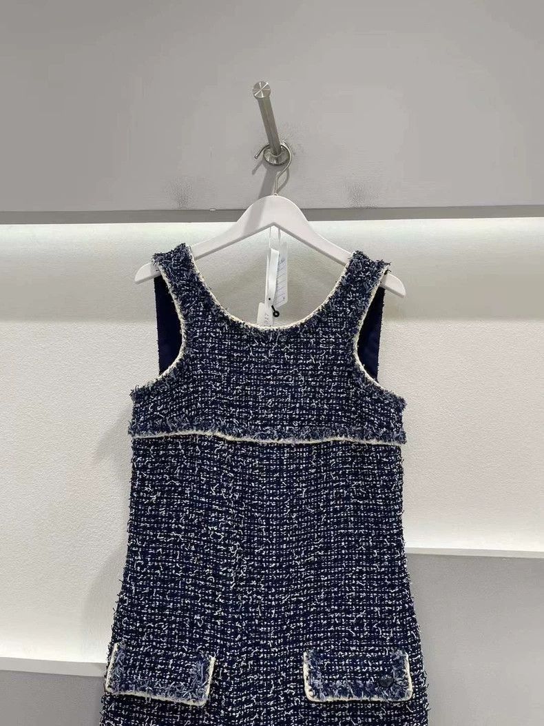 Chanel Chanel Blue Tassel Dress Size 34 -2505 Size US 34 / EU 50 - 3 Thumbnail