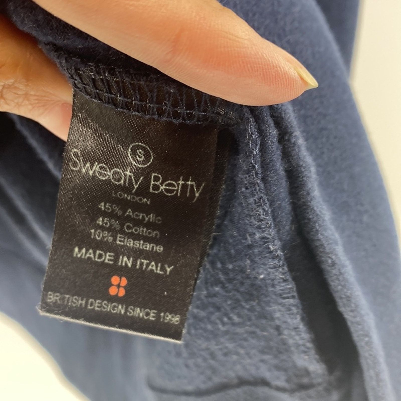 Sweaty Betty Sweaty Betty Navy Blue Escape Luxe Italian Fleece Hoodie Size S / US 4 / IT 40 - 8 Thumbnail