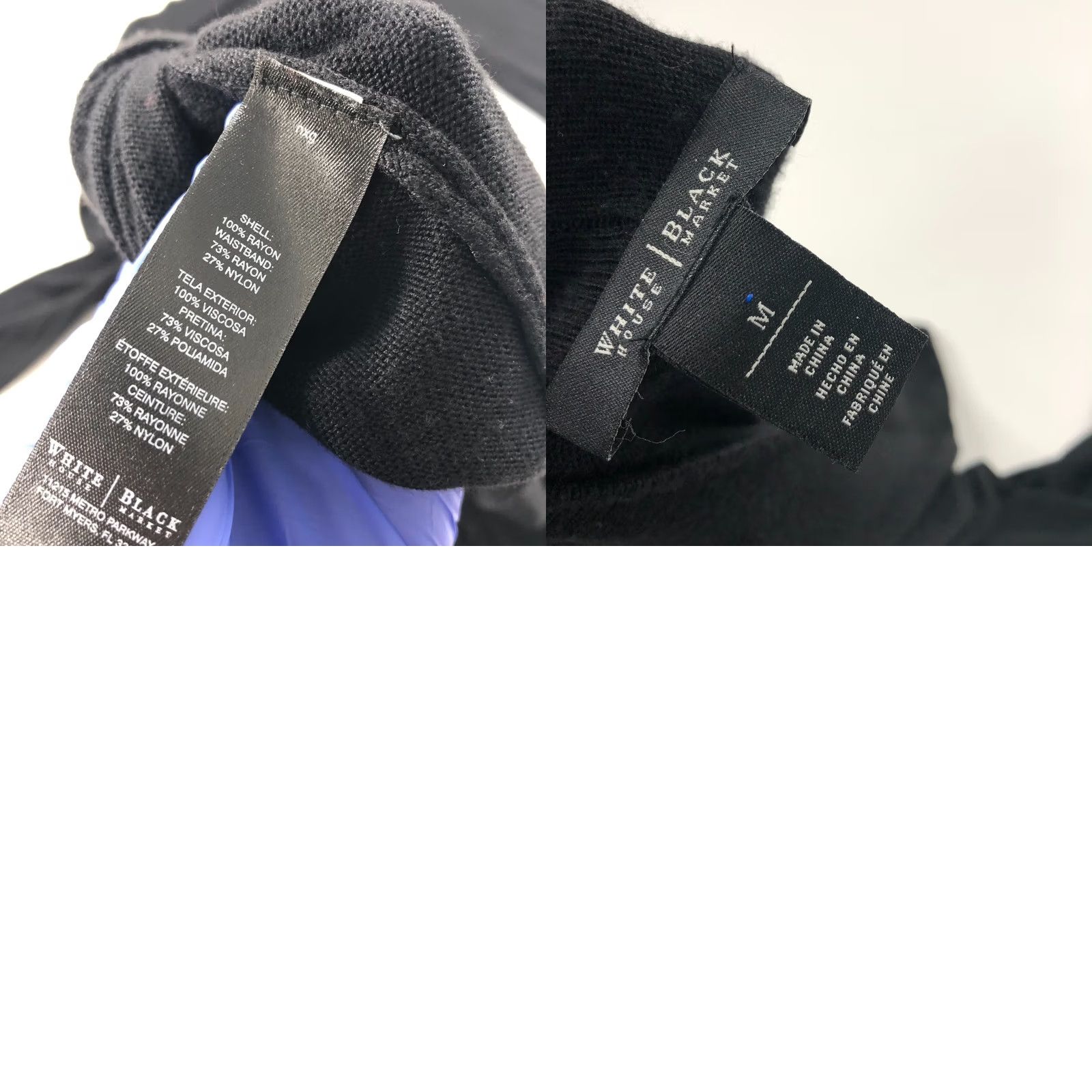 White House Black Market White House Black Market Cardigan Sweater Open Front Black Knit M Womens Long Sleeve V-Neck Size M / US 6-8 / IT 42-44 - 8 Thumbnail