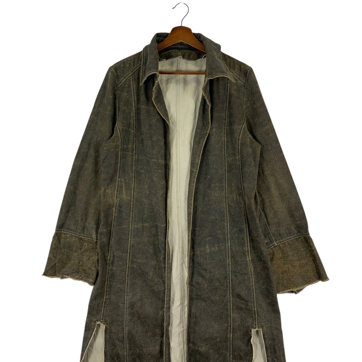 Designer × Vintage VINTAGE DISTRESSED OVERCOAT Size US XS / EU 42 / 0 - 4 Thumbnail