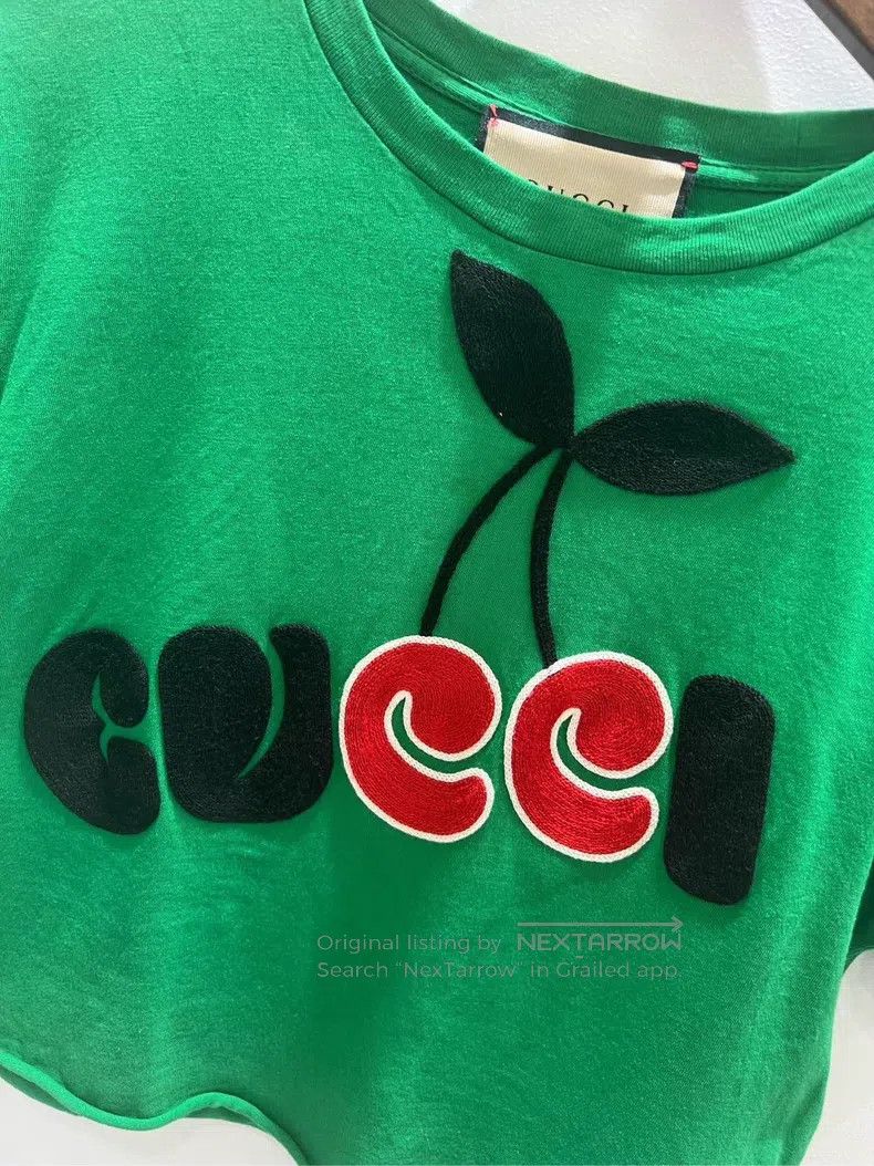 Gucci Gucci Cherry printed short sleeves Size S / US 4 / IT 40 - 4 Thumbnail