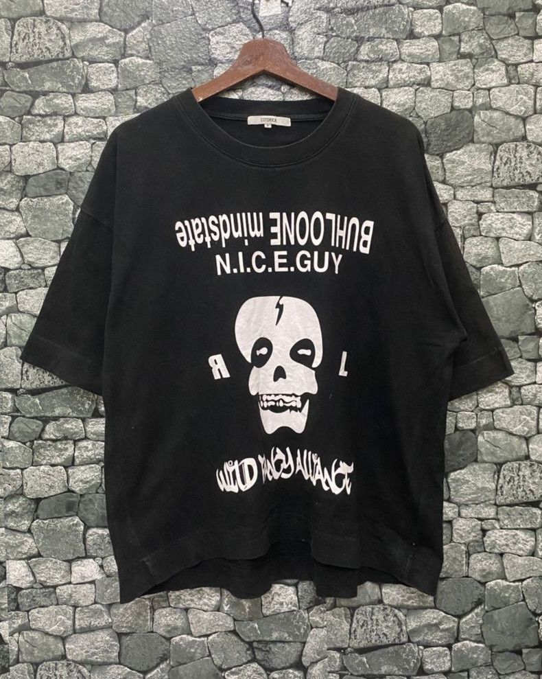 Japanese Brand Cotorica Wild Fancy Alliance Skulls Streetwear Tshirt Size US L / EU 52-54 / 3 - 1 Thumbnail
