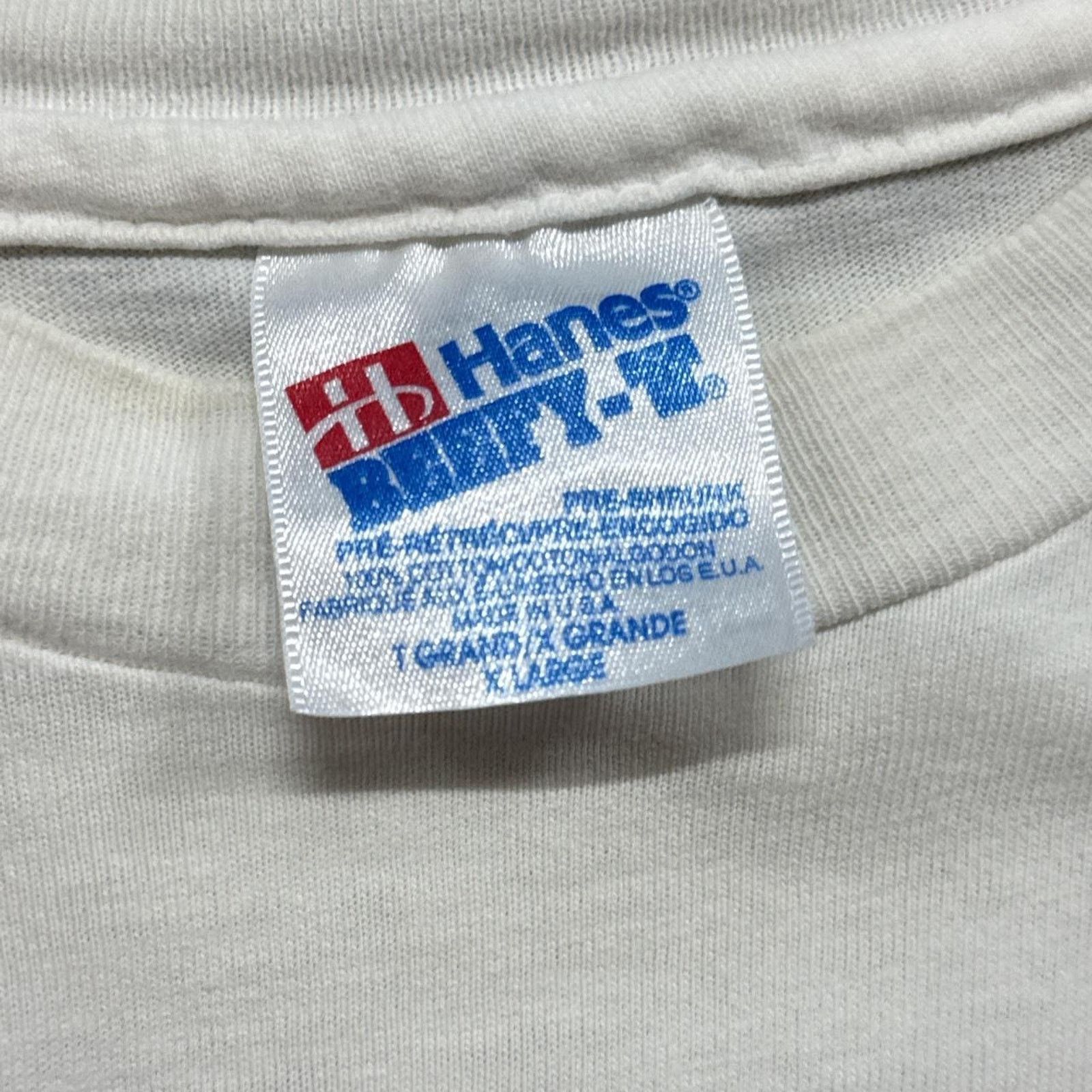 Vintage Woodstock 69 Max Yasgur Vintage 90s Drug Graphic T-Shirt Size US XL / EU 56 / 4 - 7 Thumbnail