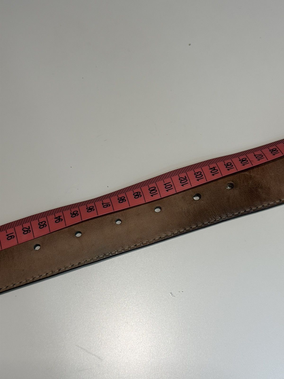 Gucci GUCCI GG Buckle Monogram Leather Belt Demna nettspend rapper Size ONE SIZE - 17 Thumbnail