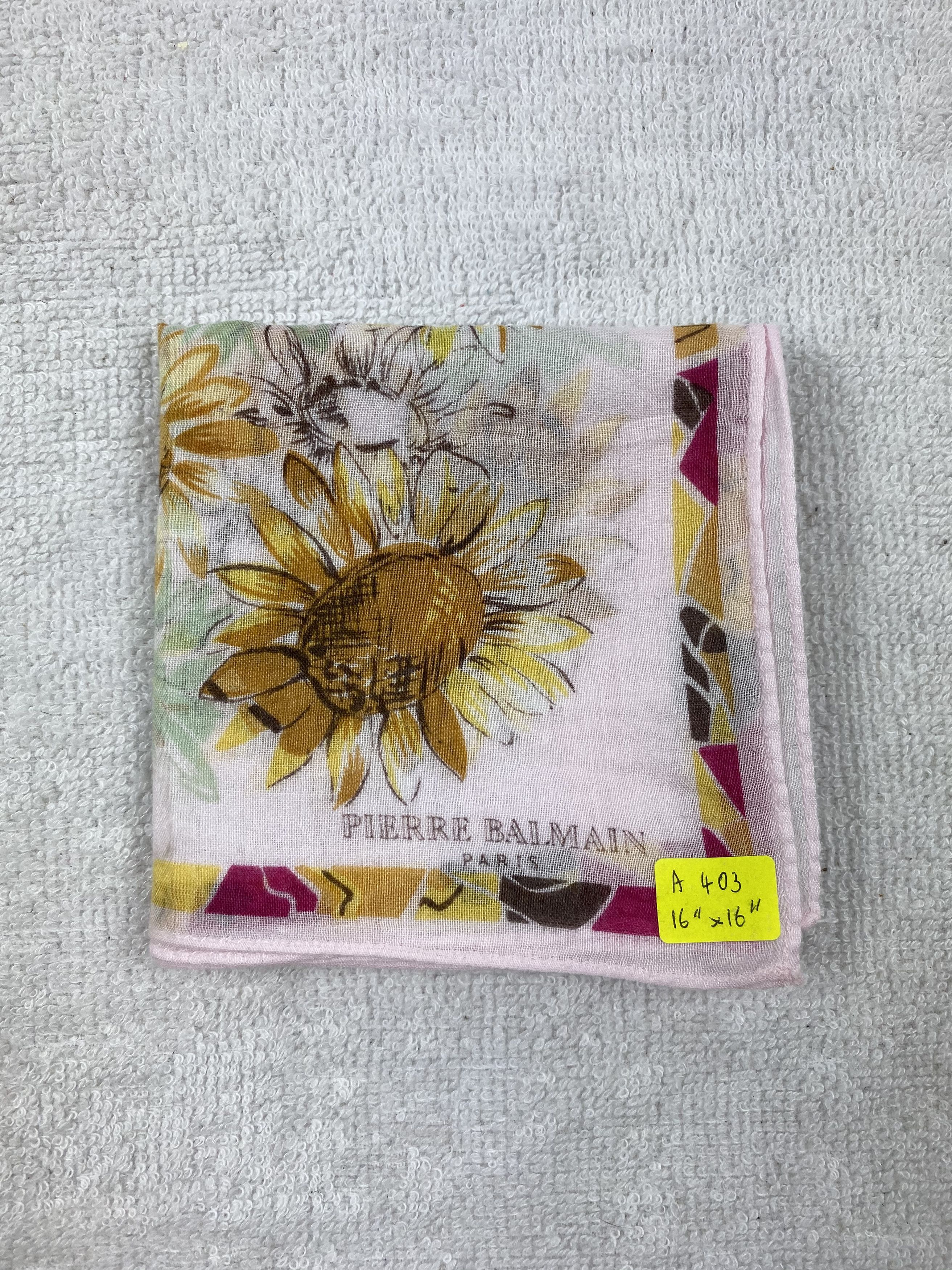 Pierre Balmain × Vintage Pierre Balmain Handkerchief / Bandana / Neckerchief Size ONE SIZE - 6 Thumbnail