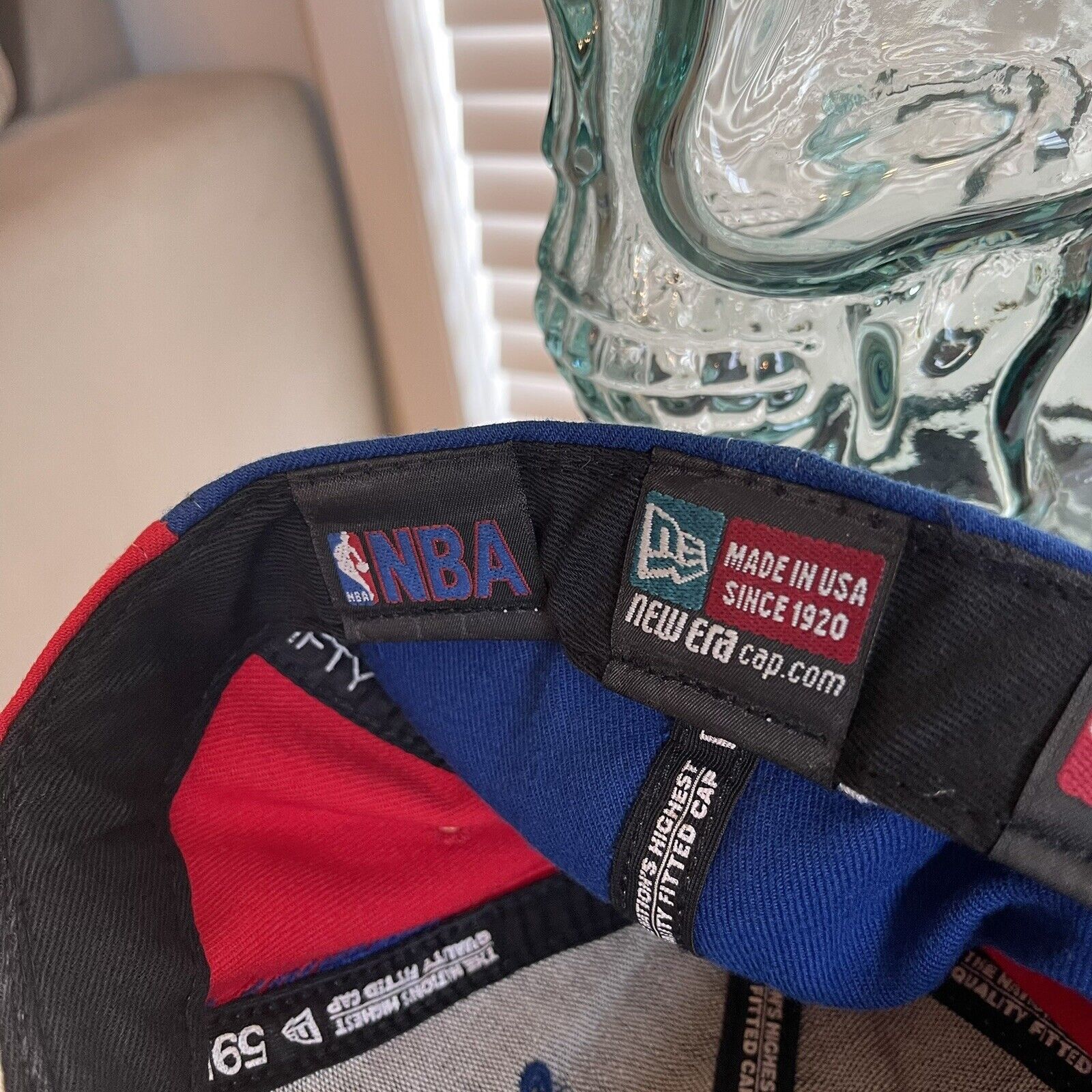New Era Philadelphia 76ers New Era Fitted Ben Franklin Hat 7 Y2K Size ONE SIZE - 8 Thumbnail