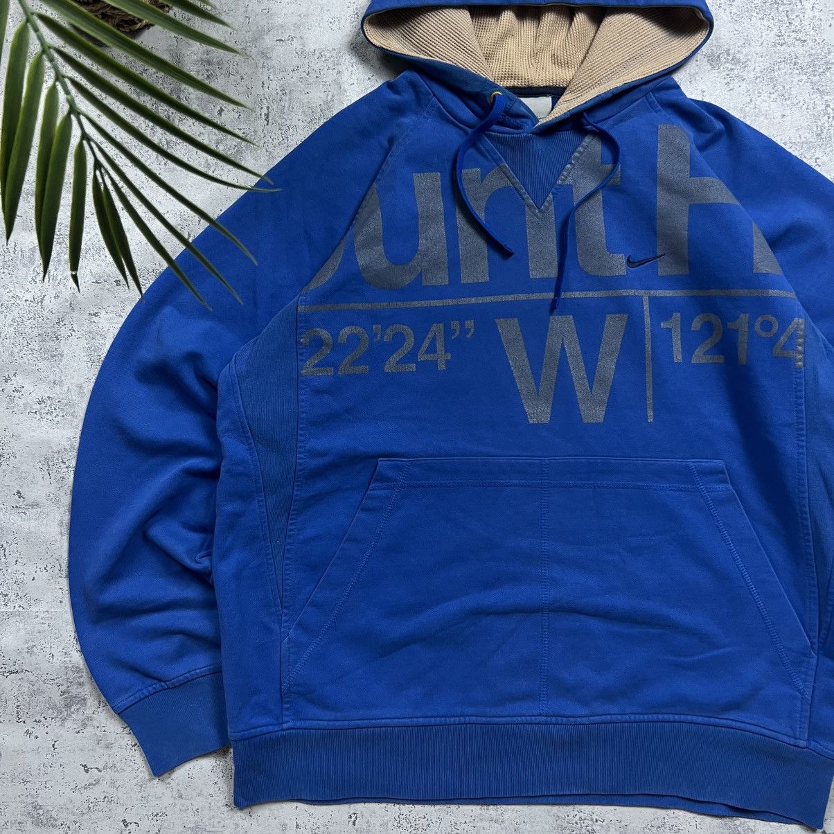 Nike 90s NIKE SWOOSH VINTAGE Y2K PULLOVER RETRO HOODIE Size US L / EU 52-54 / 3 - 2 Thumbnail