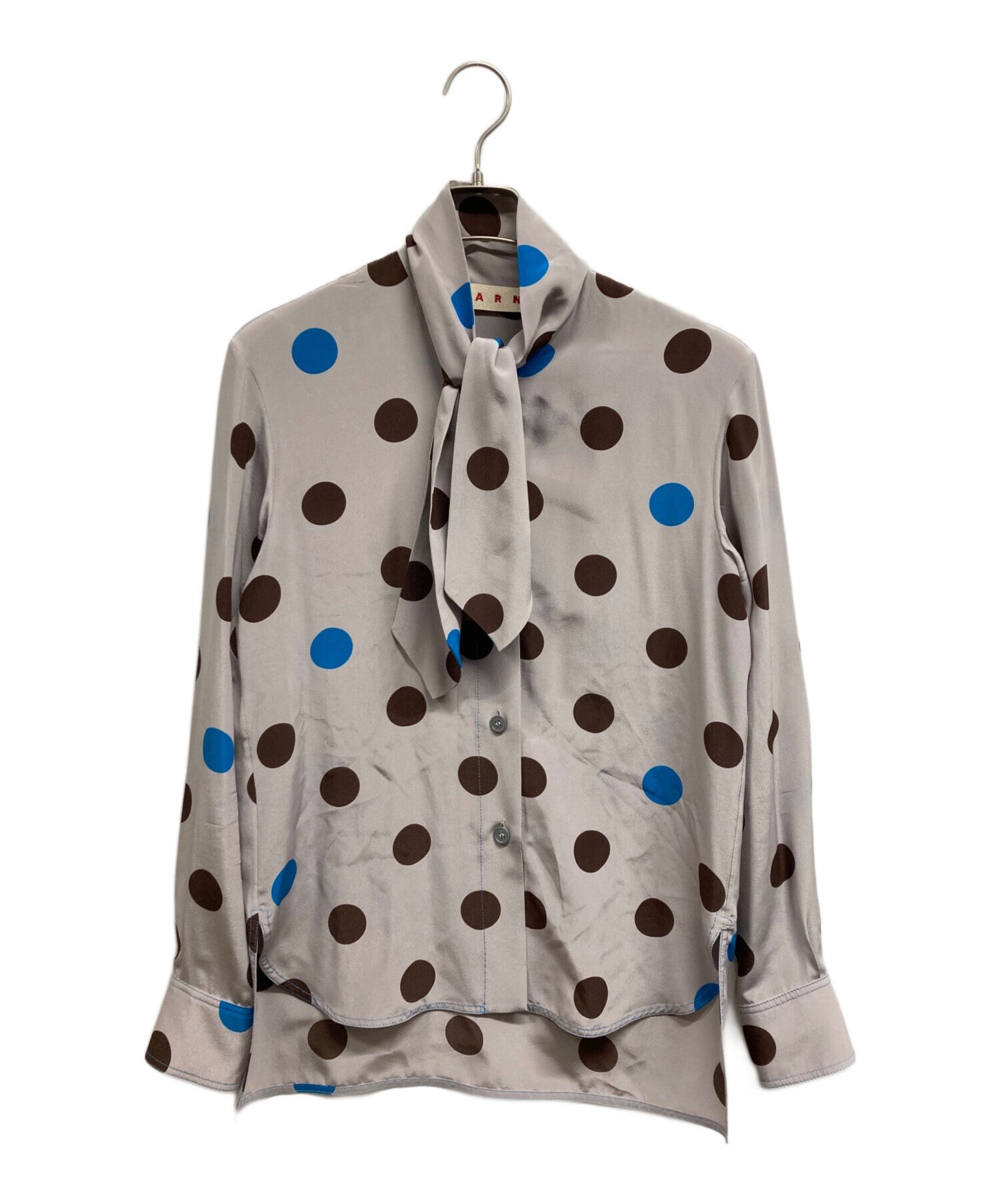 Marni Vintage Marni Flaminia Polka Dot Bow Shirt Size US M / EU 48-50 / 2 - 7 Thumbnail
