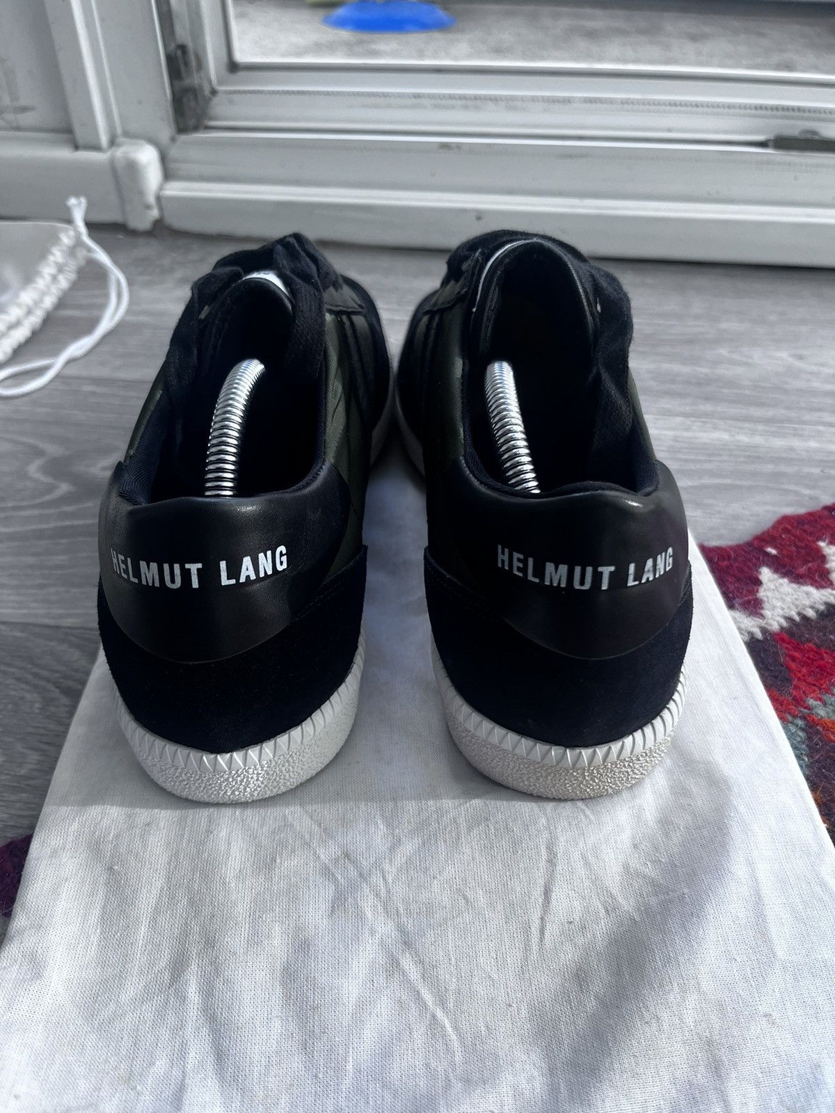 Helmut Lang × Vintage Helmut Lang Low top Leather shoes Size US 8.5 / EU 41-42 - 2 Thumbnail