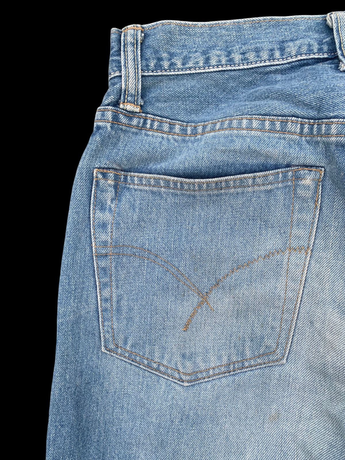 Kapital VINTAGE BLUE BLUE JAPAN INDIGO SELVEDGE DISTRESSED DENIM Size US 28 / EU 44 - 14 Thumbnail