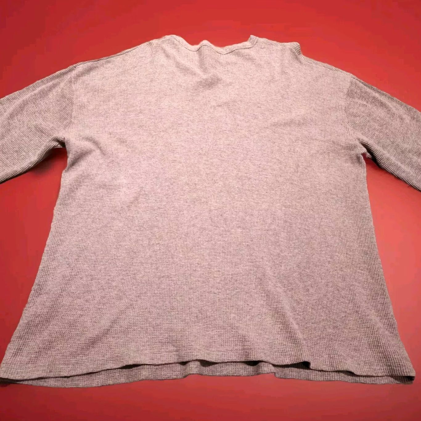 Fubu VINTAGE FUBU Collection athletic wear Shirt Mens 2XL Gray Waffle Knit Thermal Long Sleeve 90s Hip Hop Size US XXL / EU 58 / 5 - 2 Thumbnail