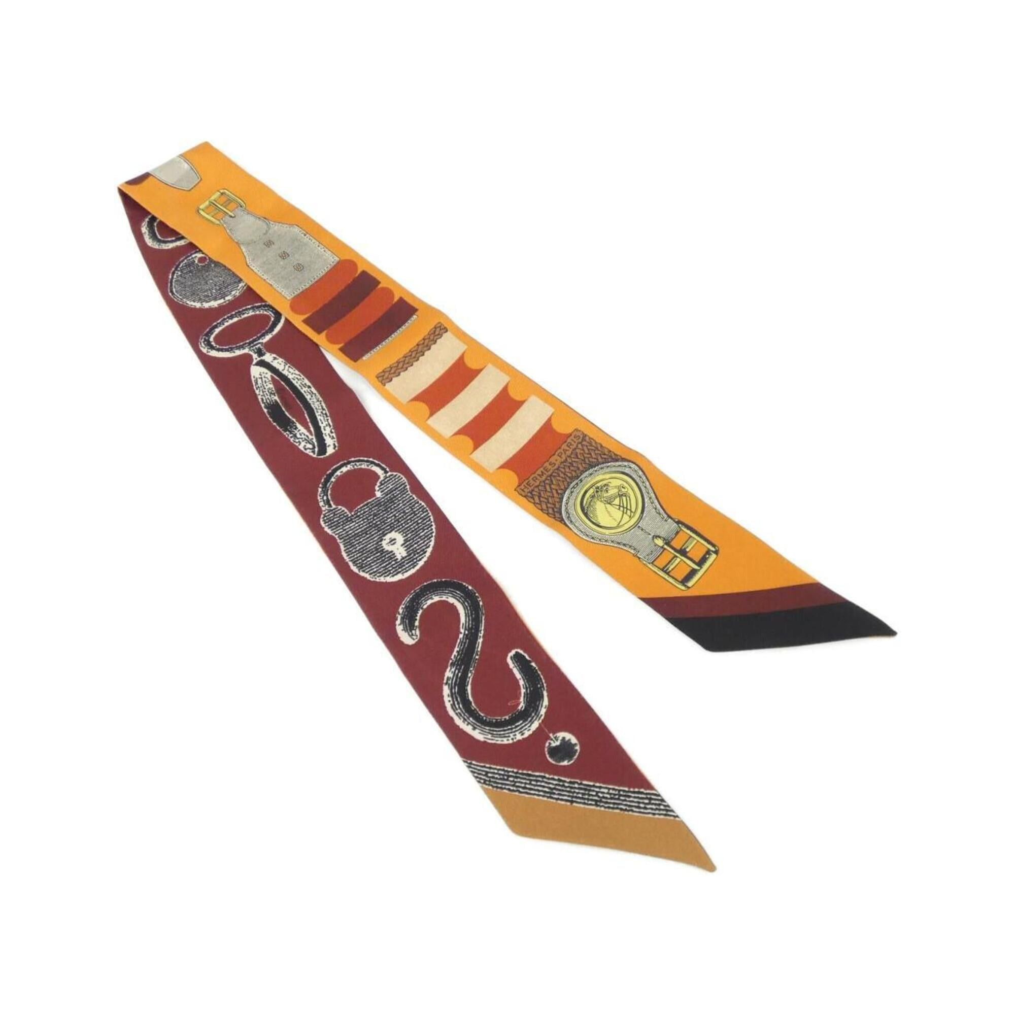 Hermes Hermes INVENTAIRE POETIQUE DE BRIDES A BLOC Twilly 064288S Scarf Muffler Size ONE SIZE - 1 Thumbnail