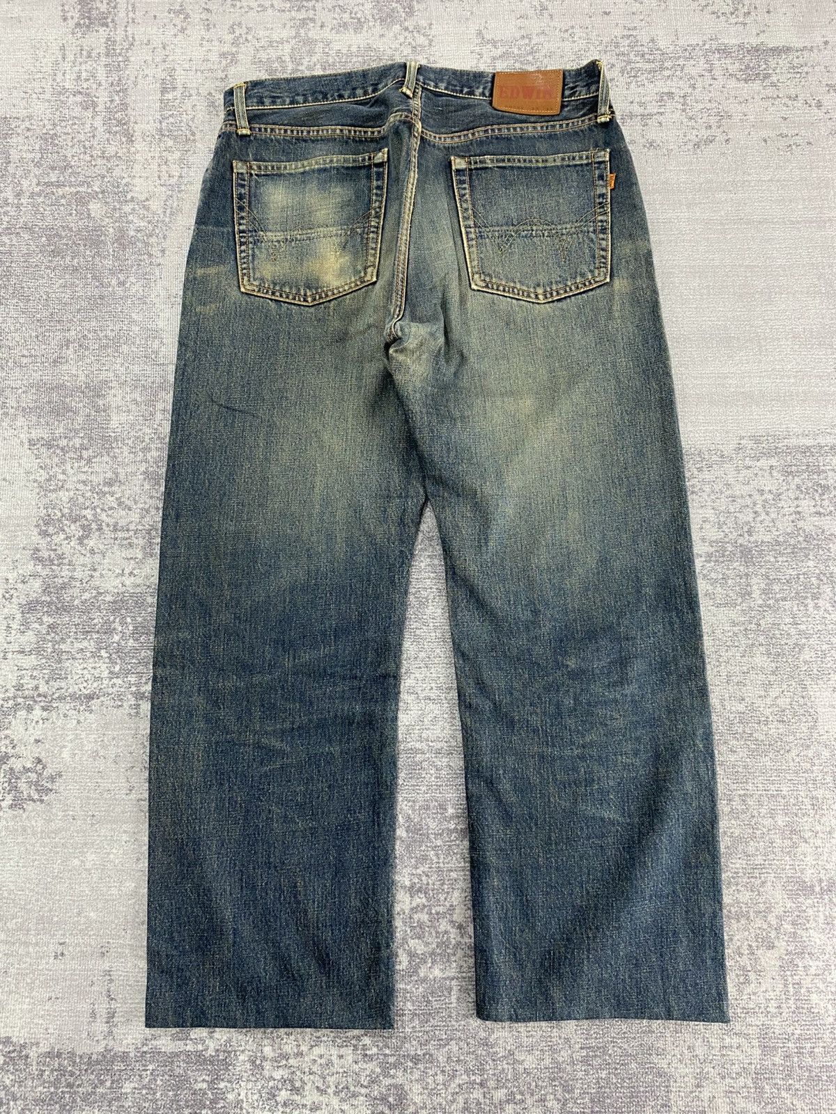 Edwin vintage edwin mud dirty wash sevedge jeans Size US 32 / EU 48 - 2 Thumbnail