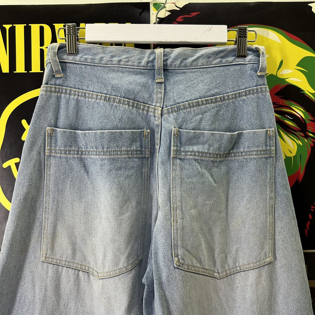 Vintage Vintage Japanese Denim Washed Blue Baggy Jeans Size US 28 / EU 44 - 7 Thumbnail