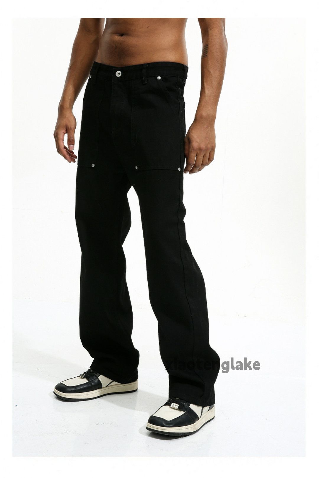 Designer × Japanese Brand × Vintage utility skate hiphop loose baggy carpenter cargo pants Size US 32 / EU 48 - 2 Thumbnail