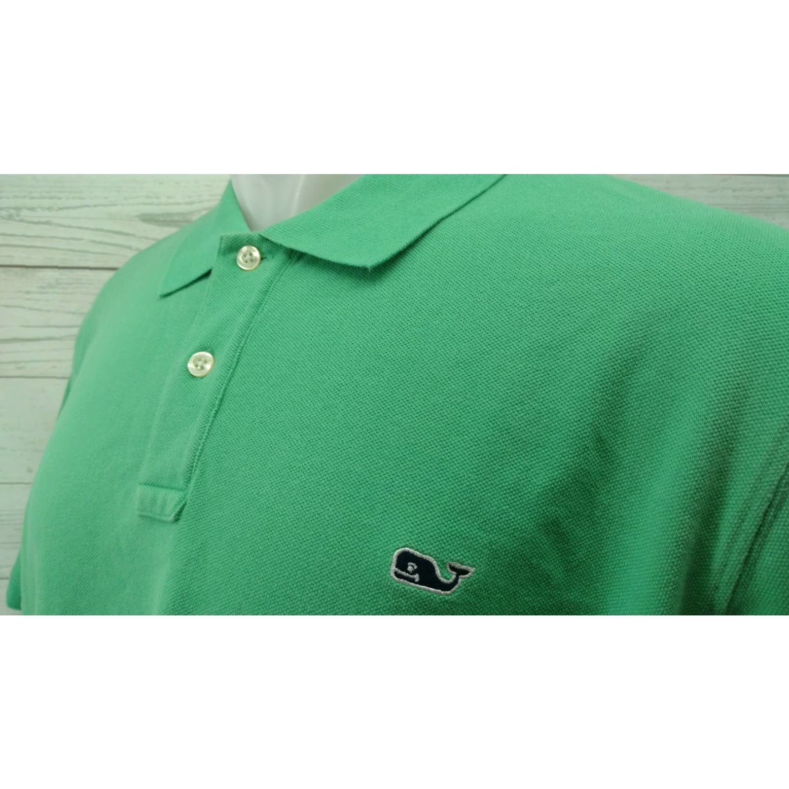 Vineyard Vines Vineyard Vines Polo Shirt Mens XL Light Green Mint Whale Logo Polo Shirt Mens XL Green Mint Whale Logo Size US XL / EU 56 / 4 - 3 Thumbnail
