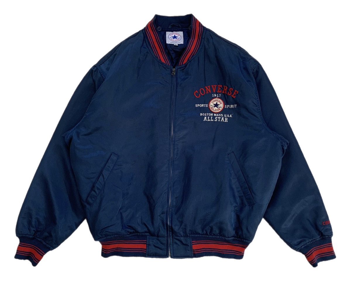 Converse Vintage Big Logo Converse Bomber Jacket Size US XL / EU 56 / 4 - 2 Thumbnail