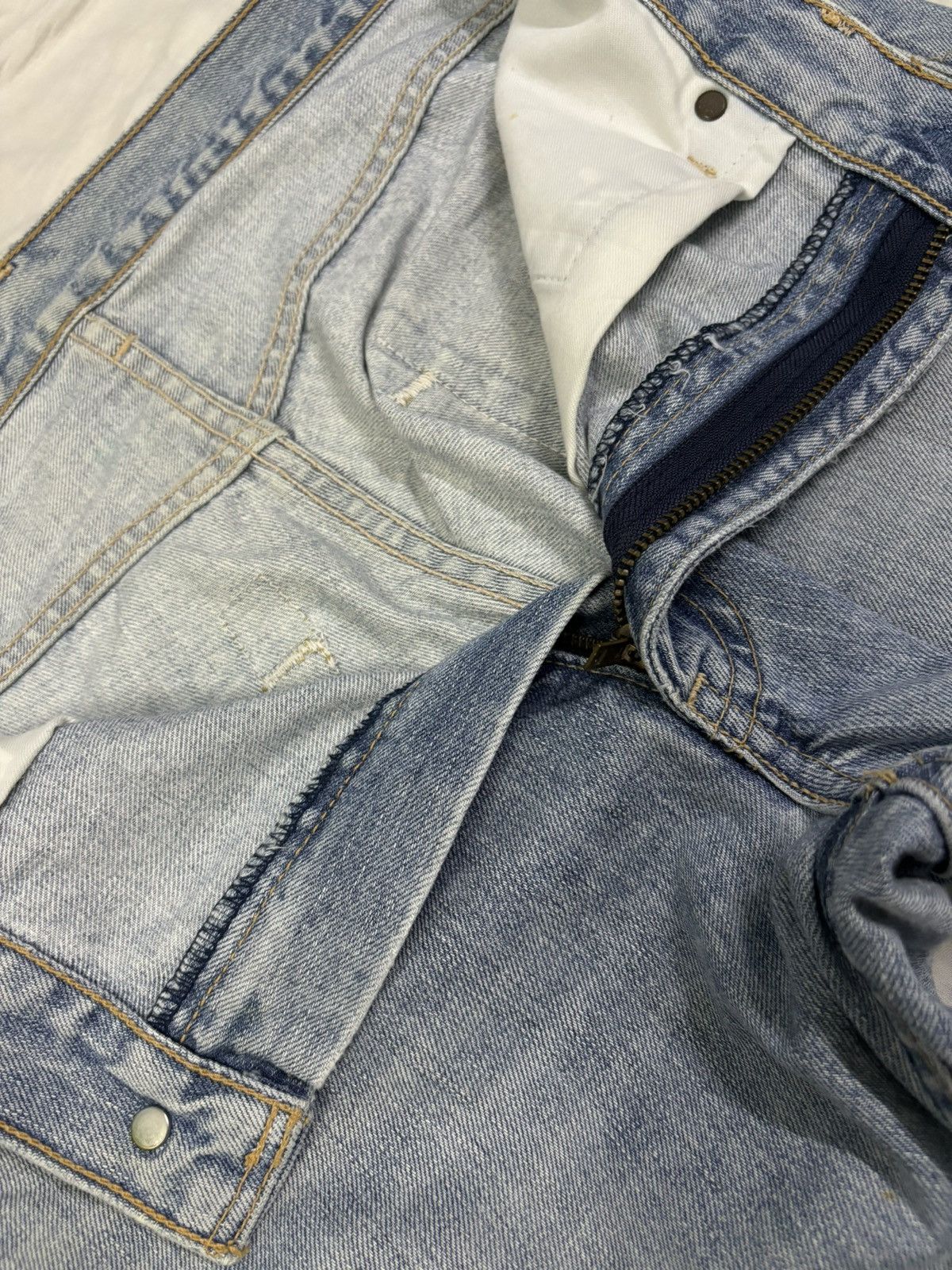 Levi's Vintage 90s Levis 505 Faded Straight Leg Distressed Jeans Size US 34 / EU 50 - 20 Thumbnail