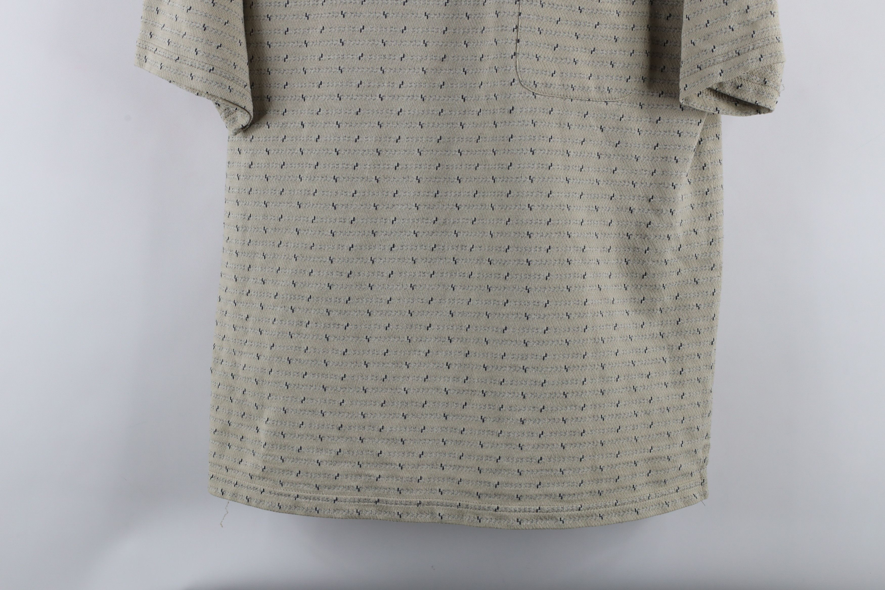 Vintage Vintage 90s Streetwear Geometric Knit Golf Polo Shirt Size US M / EU 48-50 / 2 - 3 Thumbnail