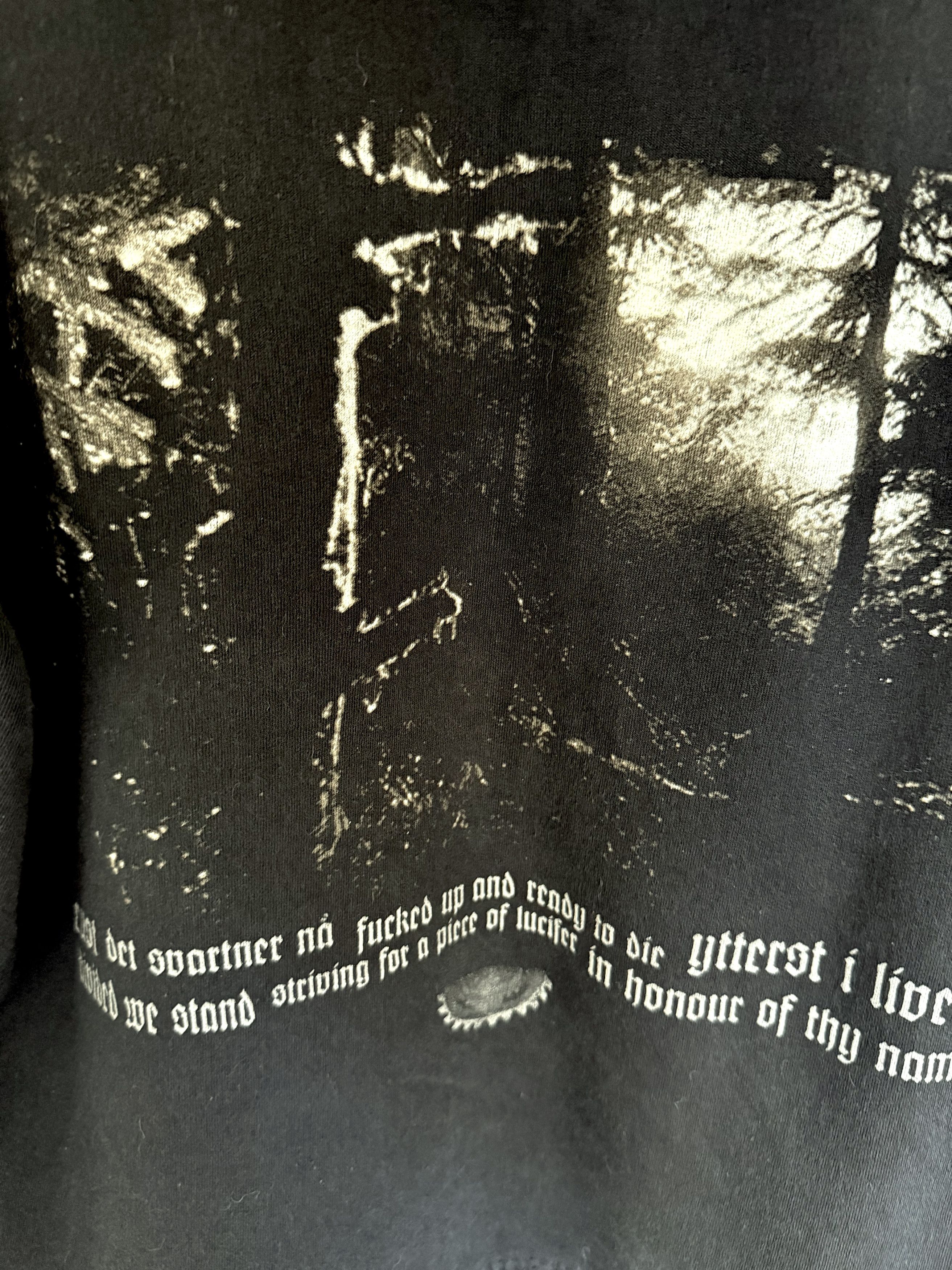 Vintage Darkthrone Hate Them Hoodie Size US XL / EU 56 / 4 - 2 Thumbnail