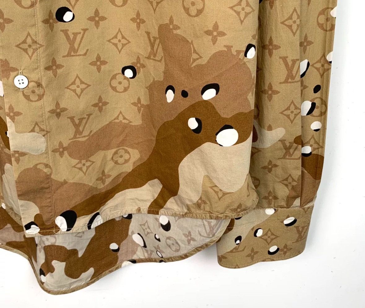 Louis Vuitton Louis Vuitton LV with Old Cotton Long Sleeve Shirt Size US XS / EU 42 / 0 - 4 Thumbnail