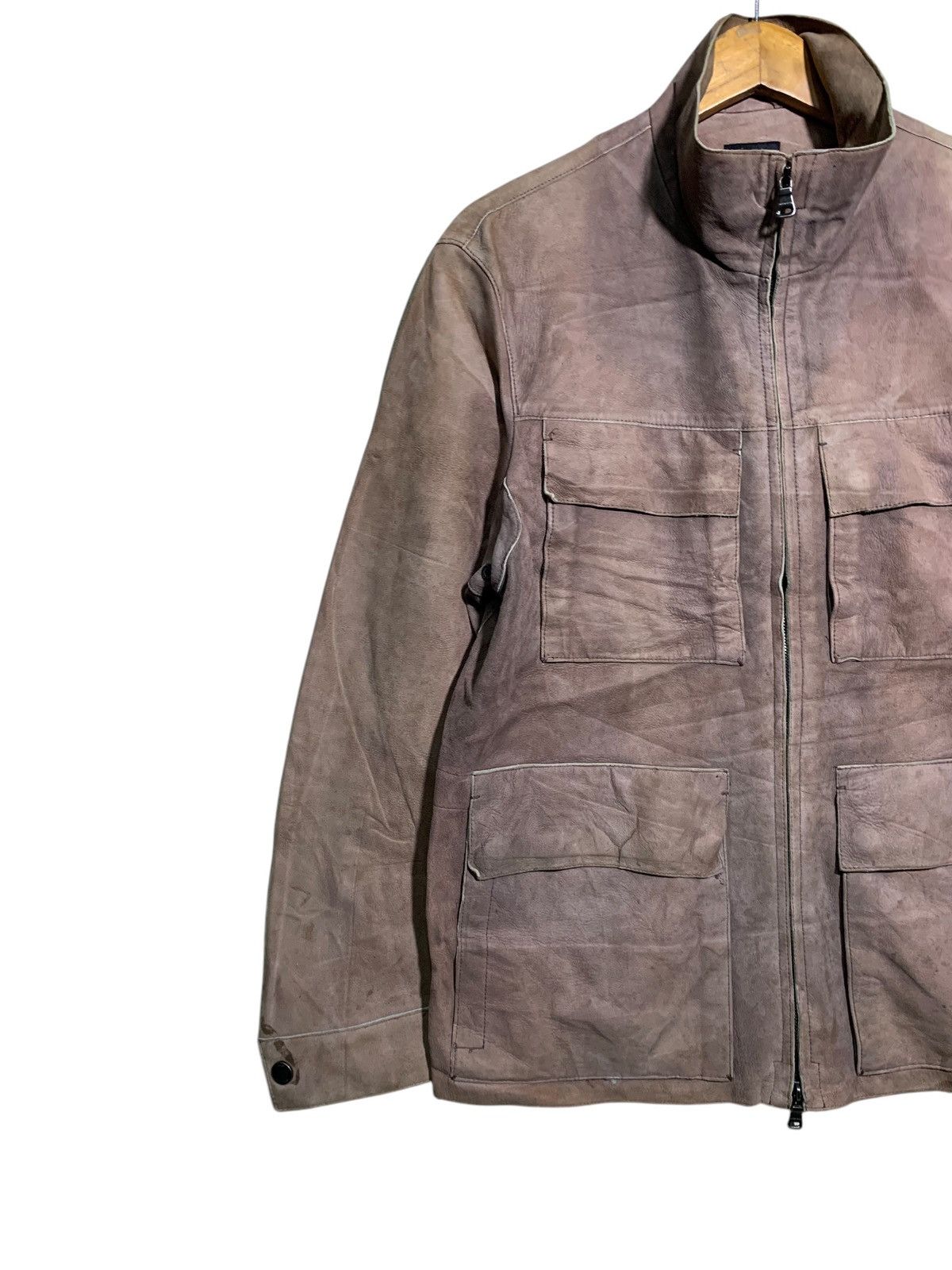 Hugo × Hugo Boss 🔥HUGO BOSS SPANISH LAMB SUEDE LEATHER JACKETS Size US L / EU 52-54 / 3 - 2 Thumbnail